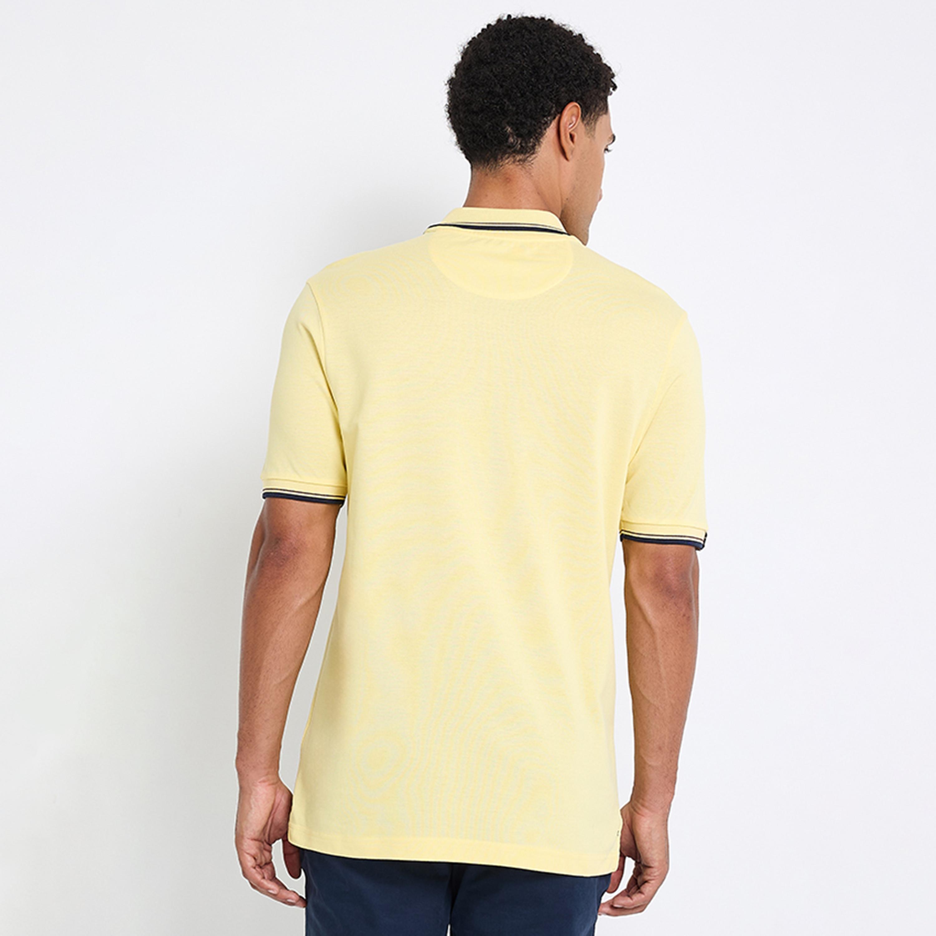 BEN SHERMAN Plain Collared Short Sleeves Men's Polo T-Shirt-men-clothing-tshirtsandpolos-polos-image-4