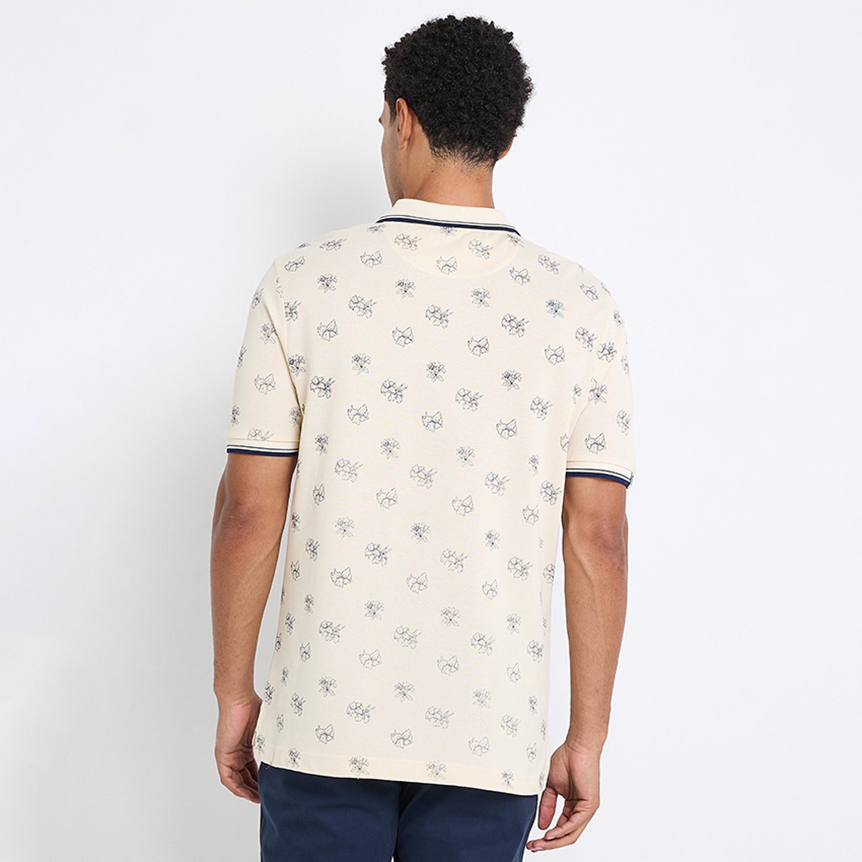 BEN SHERMAN Printed Collared Short Sleeves Men's Polo T-Shirt-men-clothing-tshirtsandpolos-polos-image-8