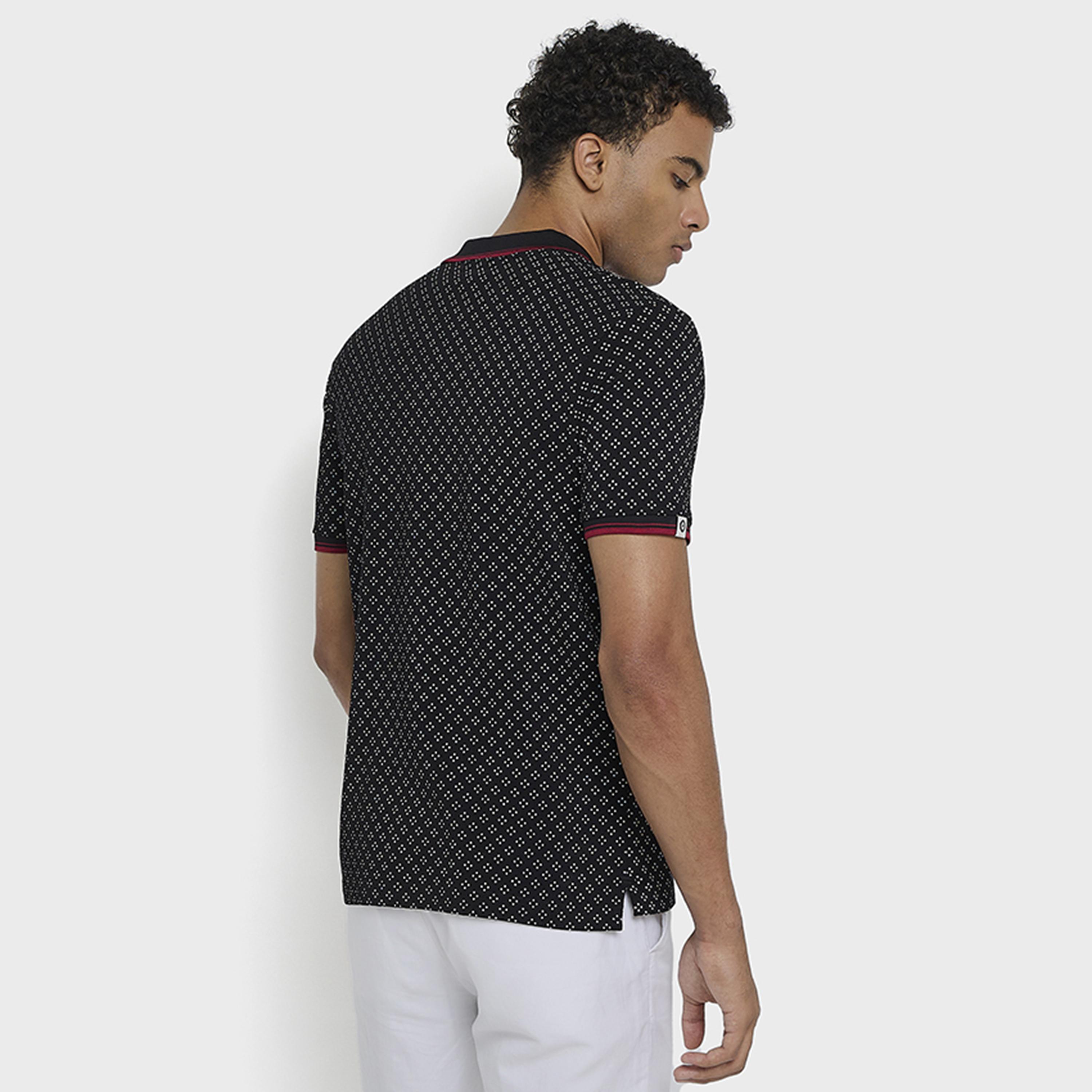 BEN SHERMAN All-Over Printed Collared Short Sleeves Men's Polo T-Shirt-men-clothing-tshirtsandpolos-polos-image-4