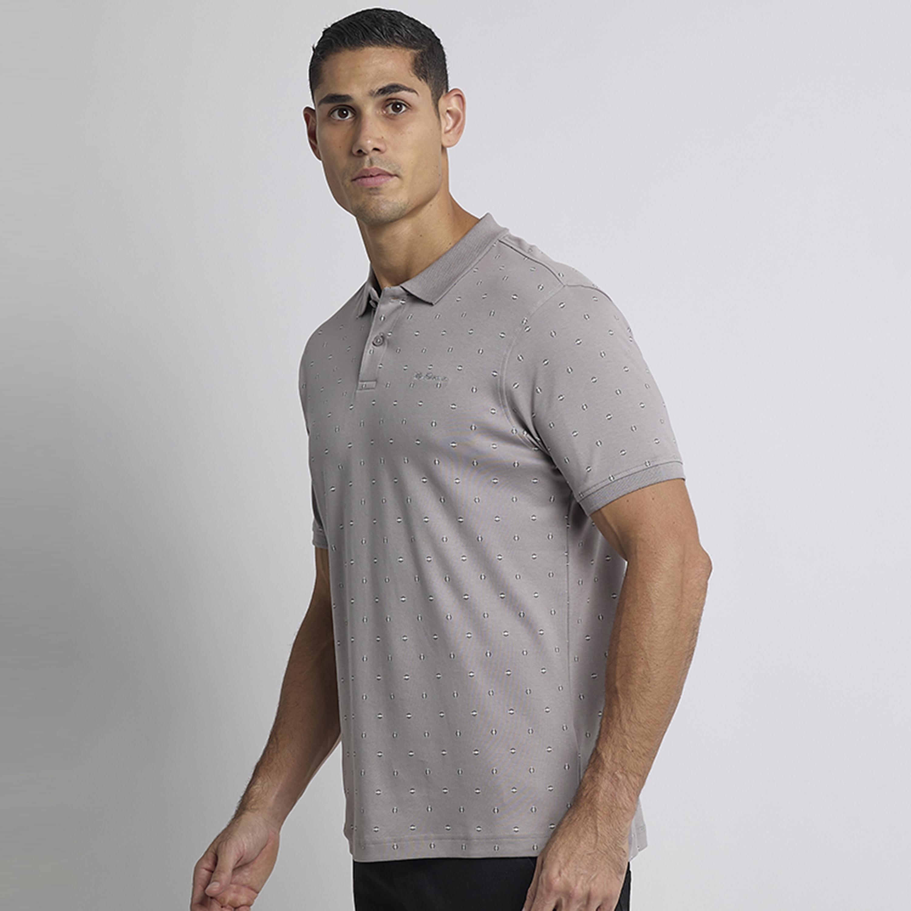 BEN SHERMAN All-Over Printed Collared Short Sleeves Men's Polo T-Shirt-men-clothing-tshirtsandpolos-polos-image-1