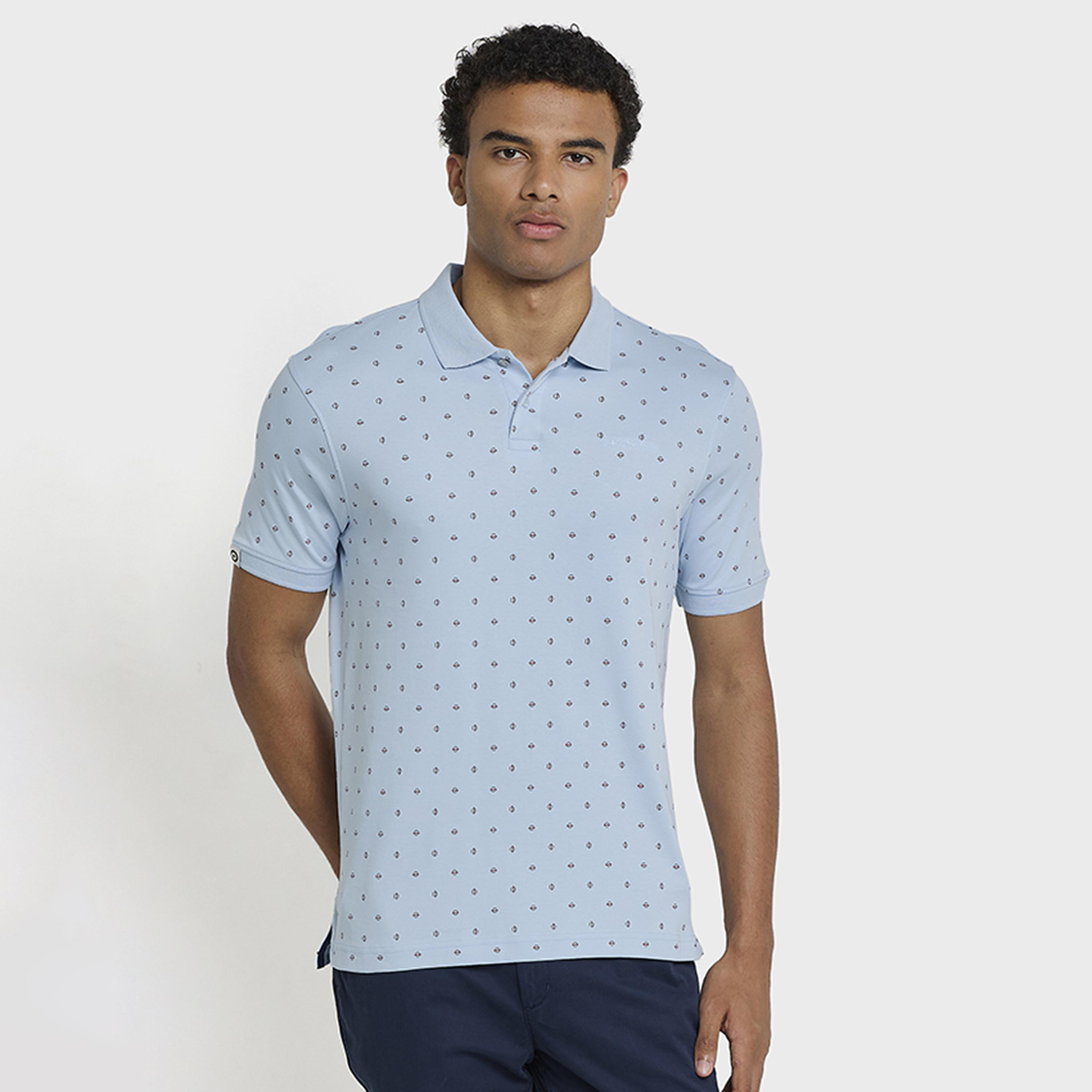 BEN SHERMAN All-Over Printed Collared Short Sleeves Men's Polo T-Shirt-men-clothing-tshirtsandpolos-polos-image-4