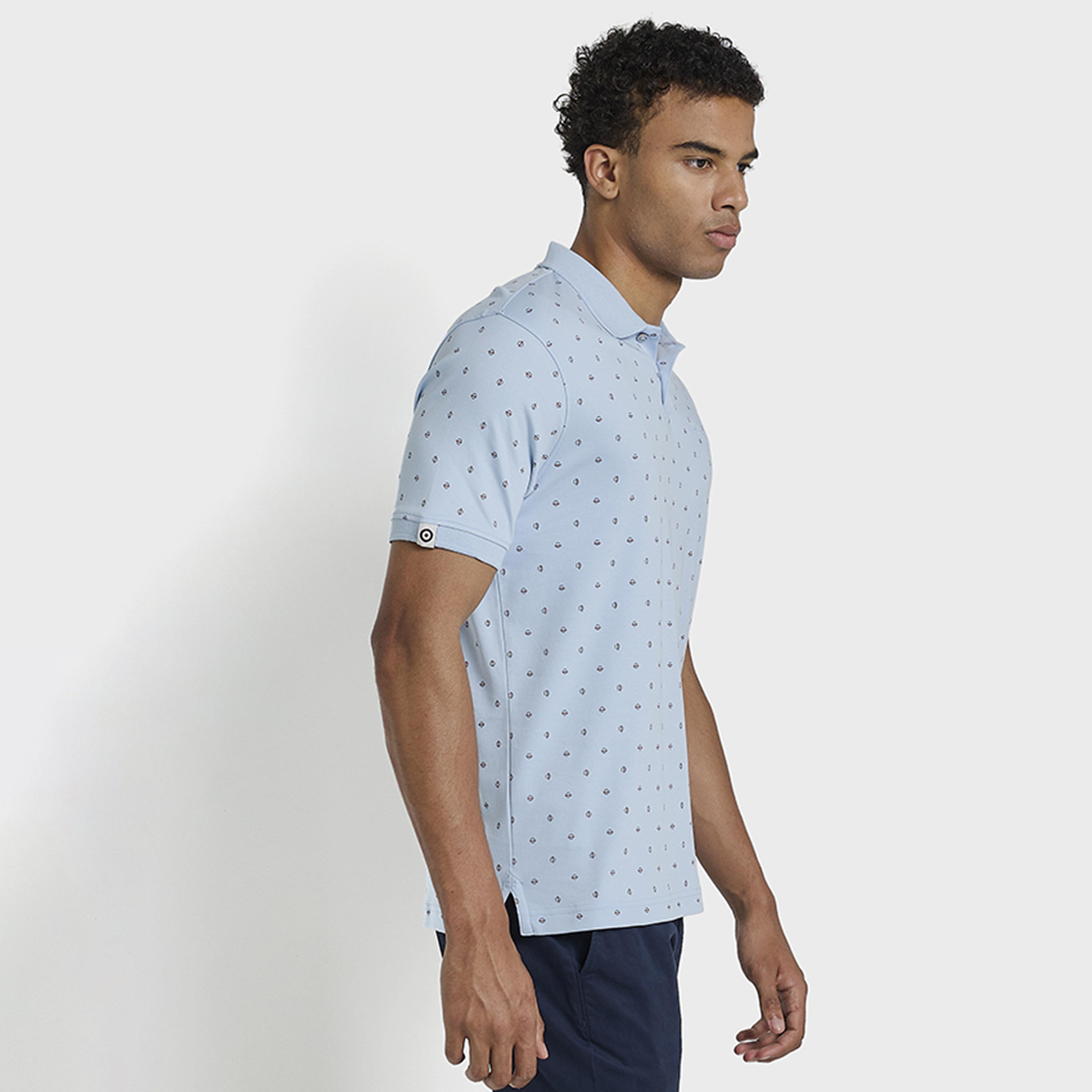 BEN SHERMAN All-Over Printed Collared Short Sleeves Men's Polo T-Shirt-men-clothing-tshirtsandpolos-polos-image-5