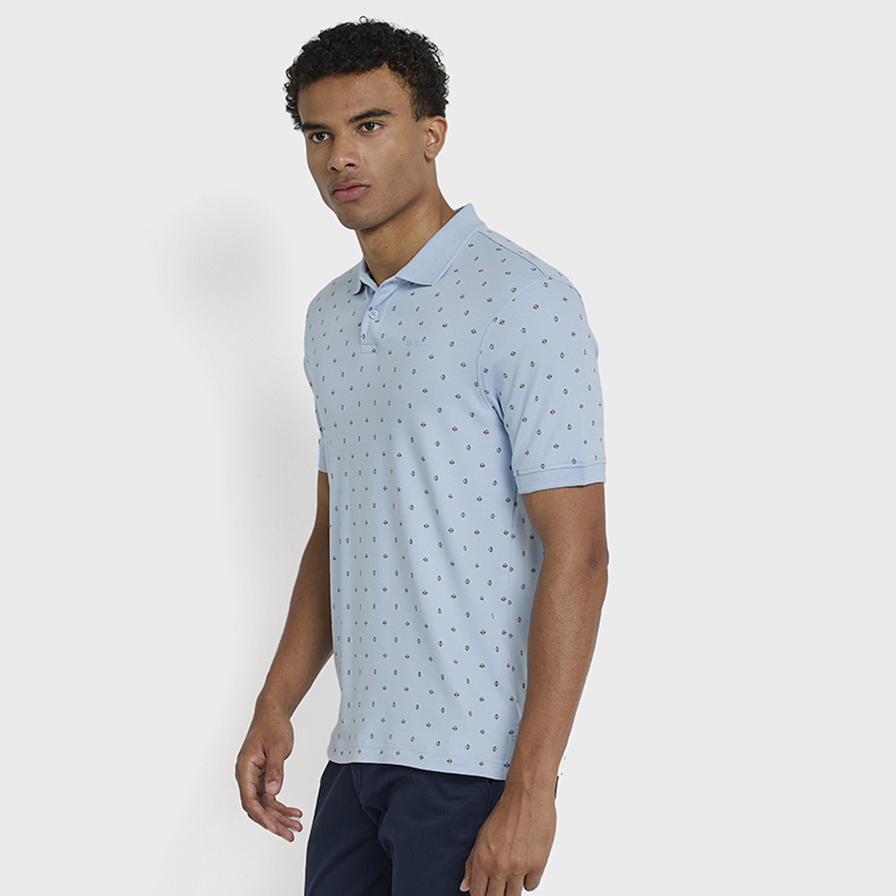 BEN SHERMAN All-Over Printed Collared Short Sleeves Men's Polo T-Shirt-men-clothing-tshirtsandpolos-polos-image-6