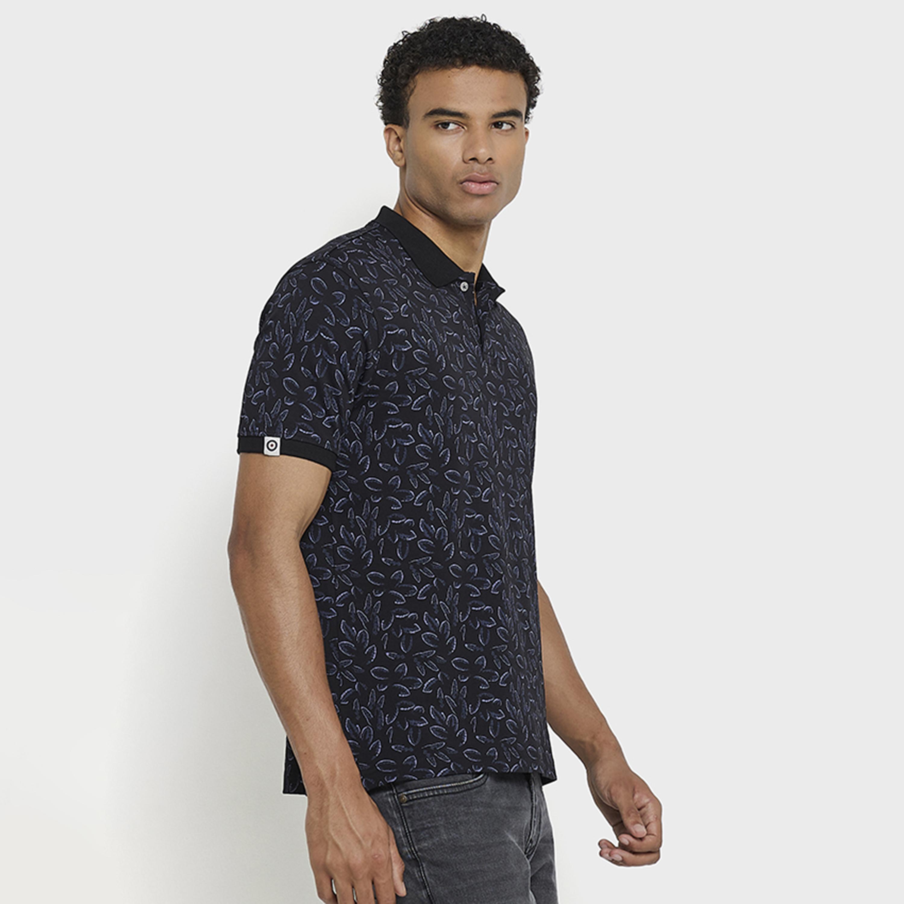 BEN SHERMAN All-Over Printed Collared Short Sleeves Men's Polo T-Shirt-men-clothing-tshirtsandpolos-polos-image-2