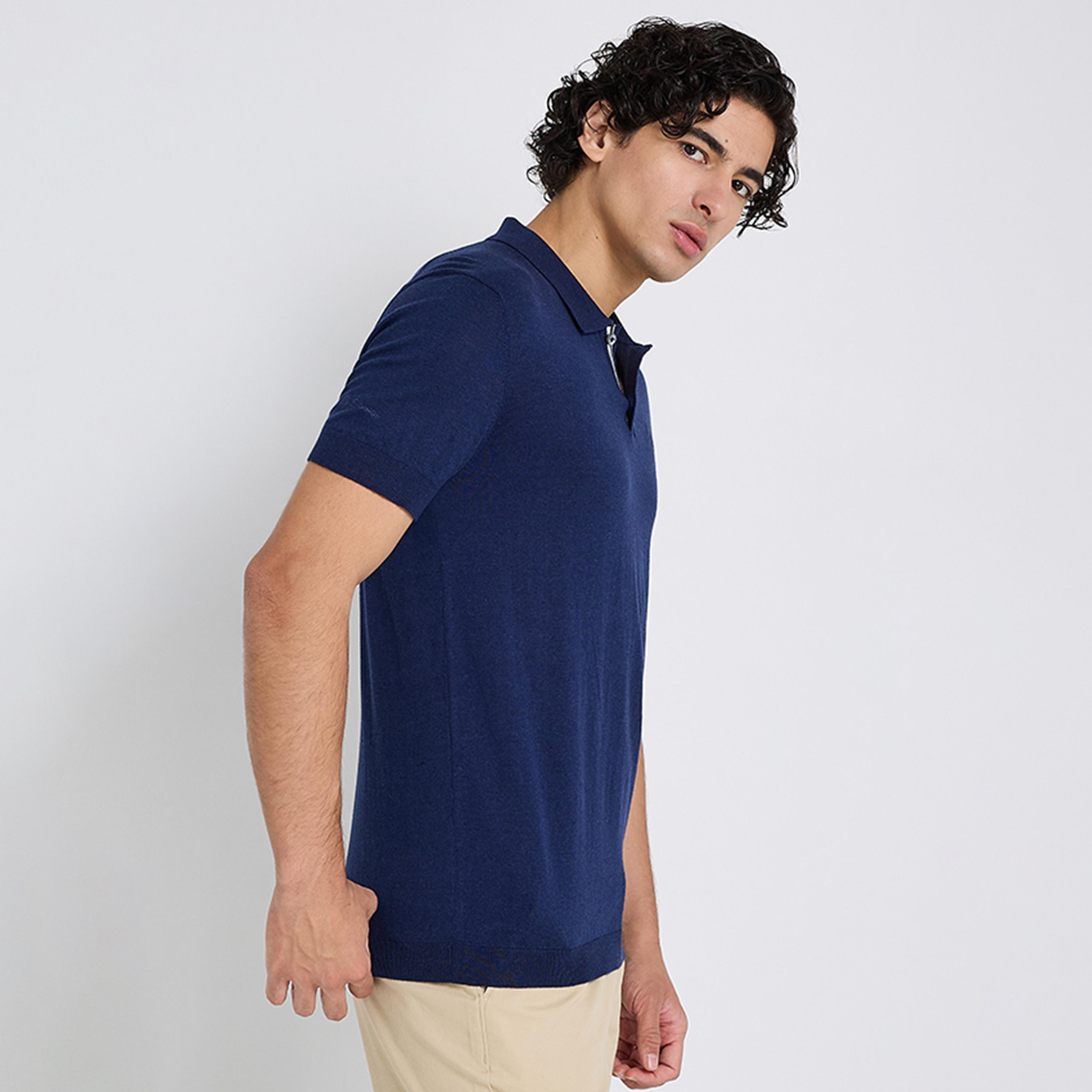 BEN SHERMAN Plain Collared Short Sleeves Men's Polo T-Shirt-men-clothing-tshirtsandpolos-polos-image-10
