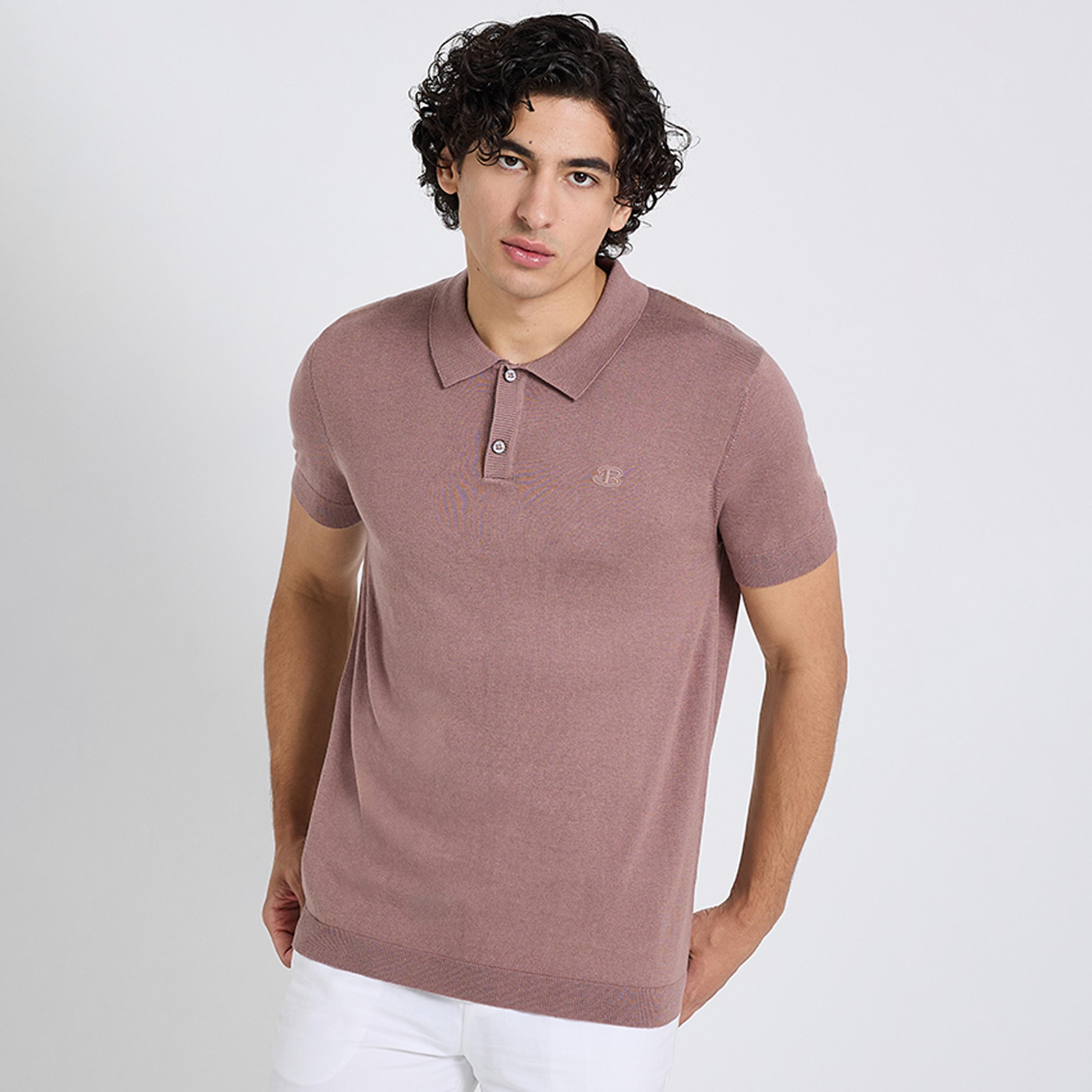 BEN SHERMAN Plain Collared Short Sleeves Men's Polo T-Shirt-men-clothing-tshirtsandpolos-polos-image-5
