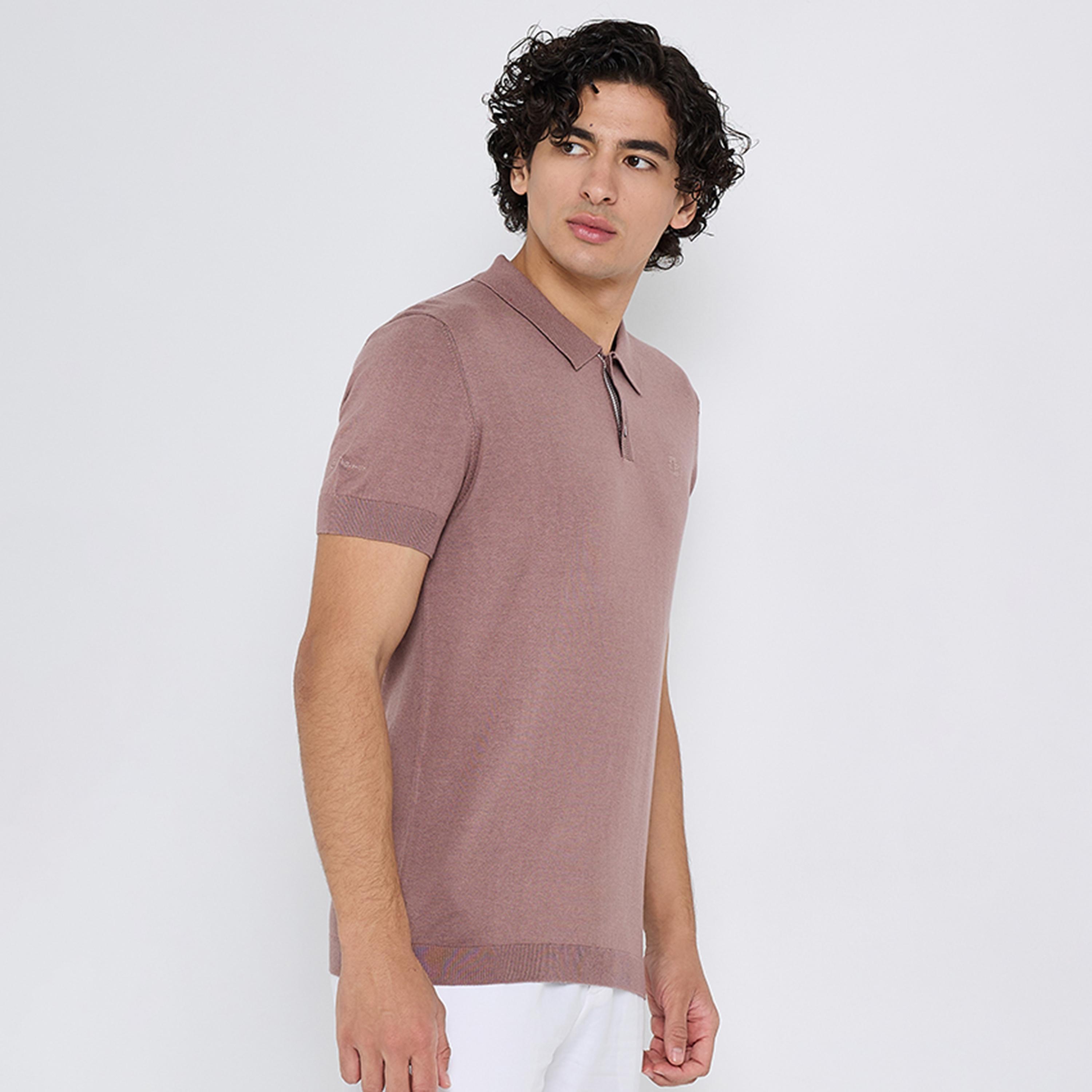 BEN SHERMAN Plain Collared Short Sleeves Men's Polo T-Shirt-men-clothing-tshirtsandpolos-polos-image-6