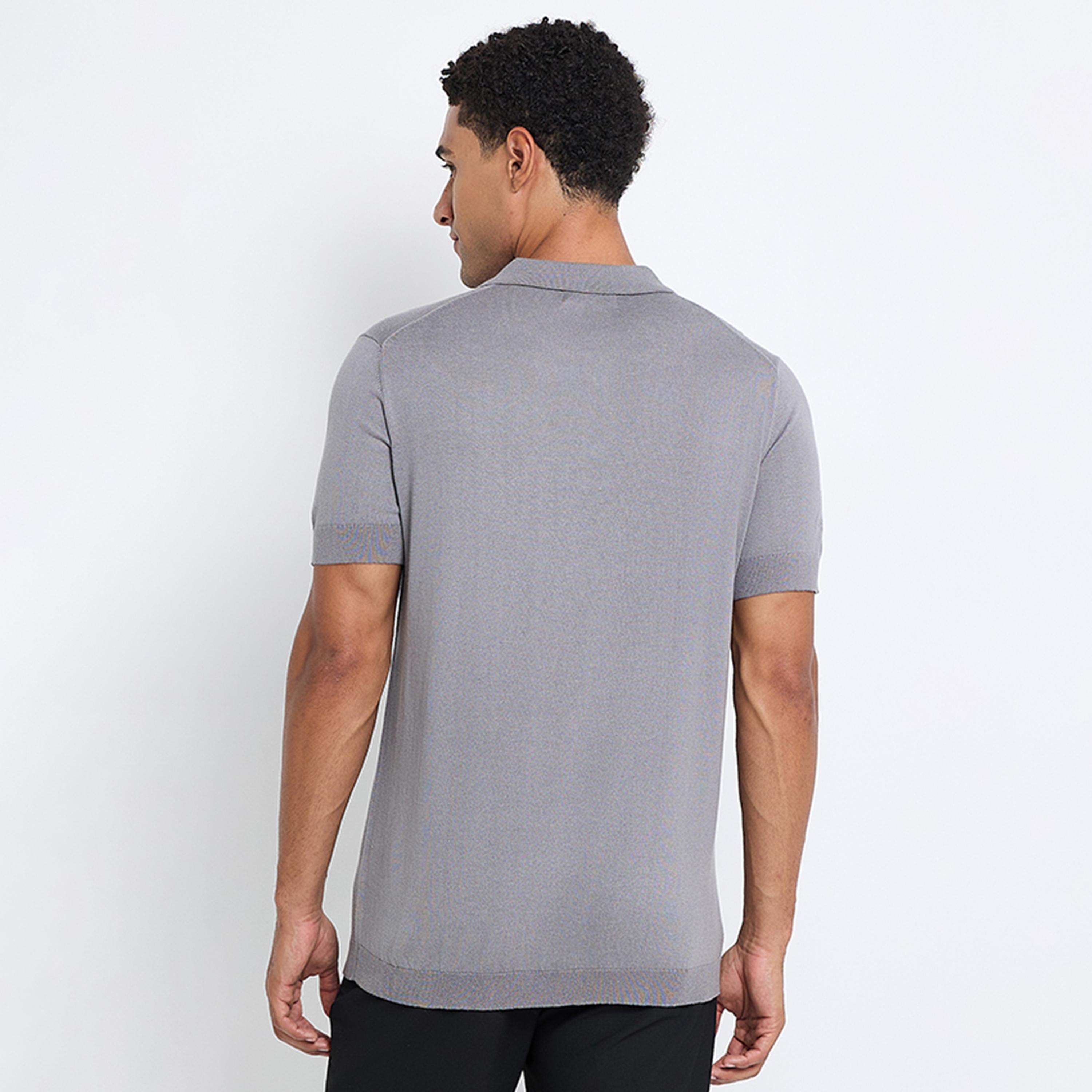 BEN SHERMAN Plain Collared Short Sleeves Men's Polo T-Shirt-men-clothing-tshirtsandpolos-polos-image-4