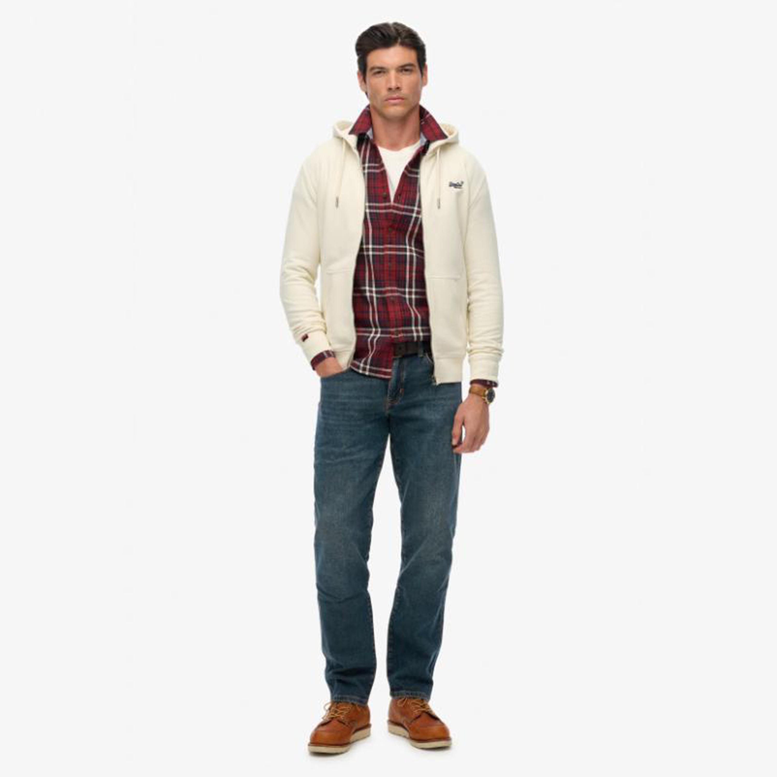 Superdry Plain Long Sleeves Men's Zip Through Hoodie-men-winterwear-hoodiesandsweatshirts-image-2