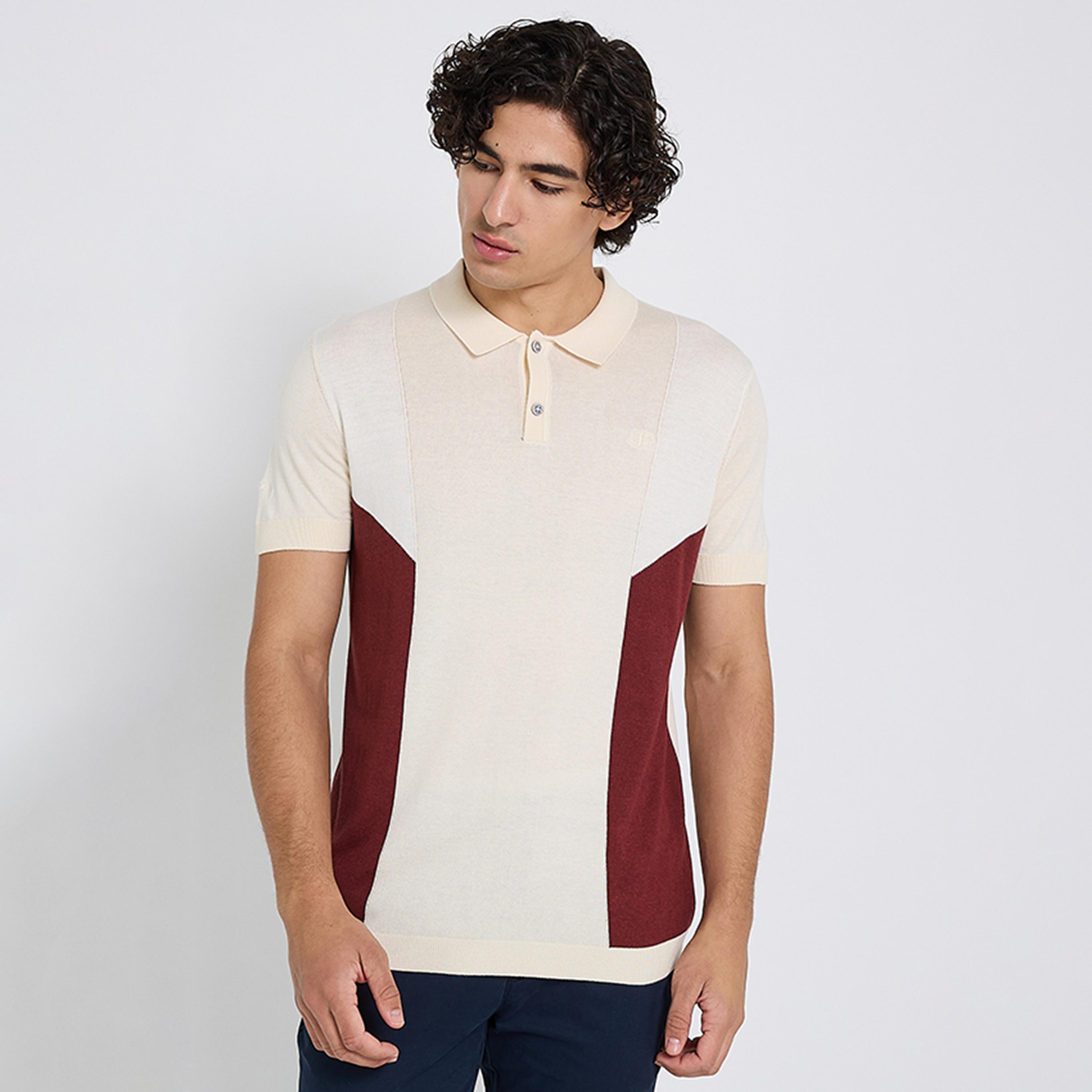 تيشيرت بولو رجالي بألوان متعددة بياقة وأكمام قصيرة من بن شيرمان-men-clothing-tshirtsandpolos-polos-image-1