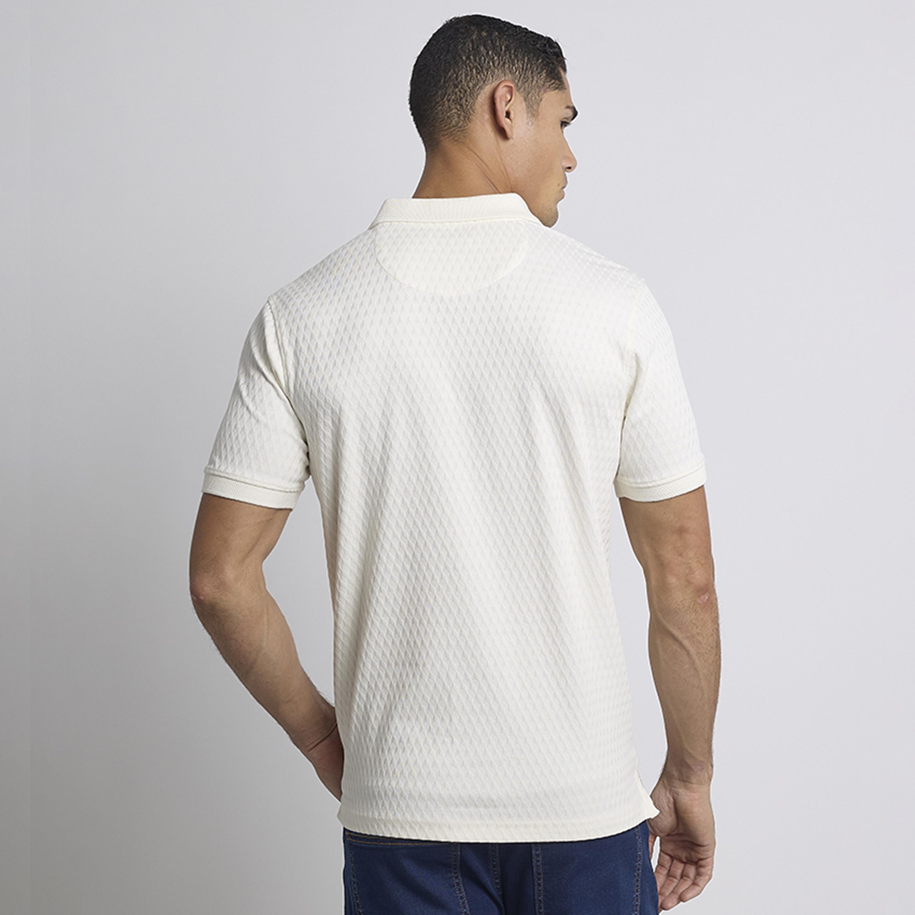 تيشيرت بولو رجالي منقوش بياقة وأكمام قصيرة من بن شيرمان-men-clothing-tshirtsandpolos-polos-image-8