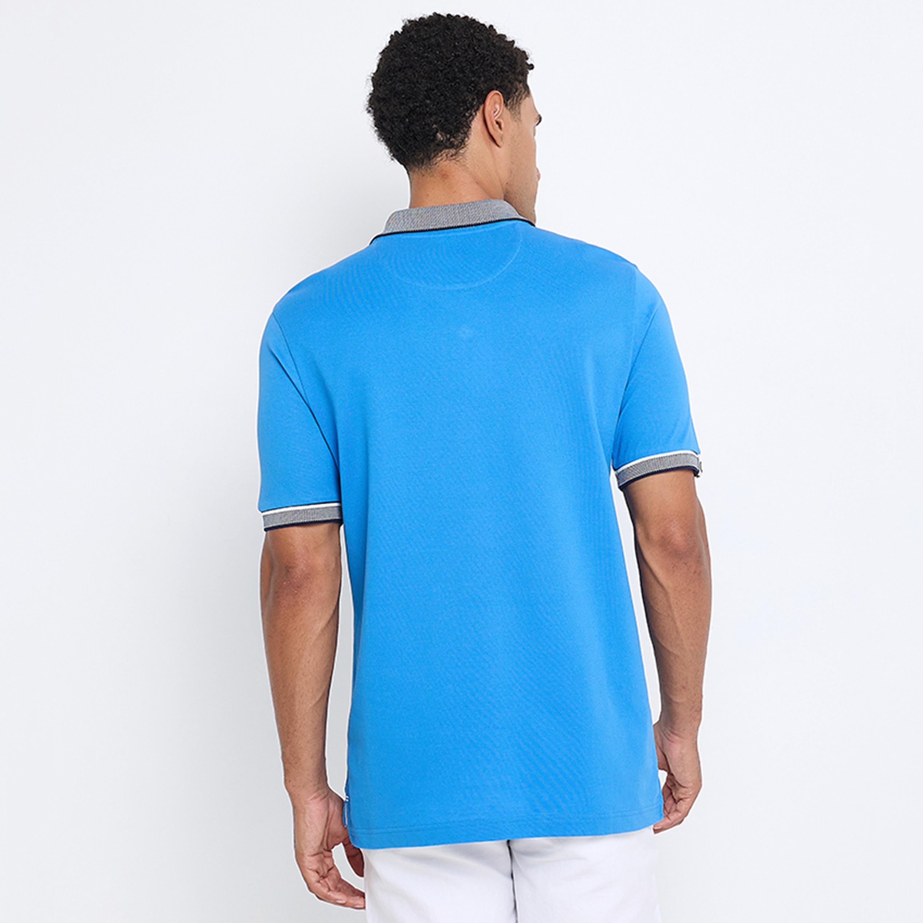 تيشيرت بولو رجالي سادة بياقة وأكمام قصيرة من بن شيرمان-men-clothing-tshirtsandpolos-polos-image-4
