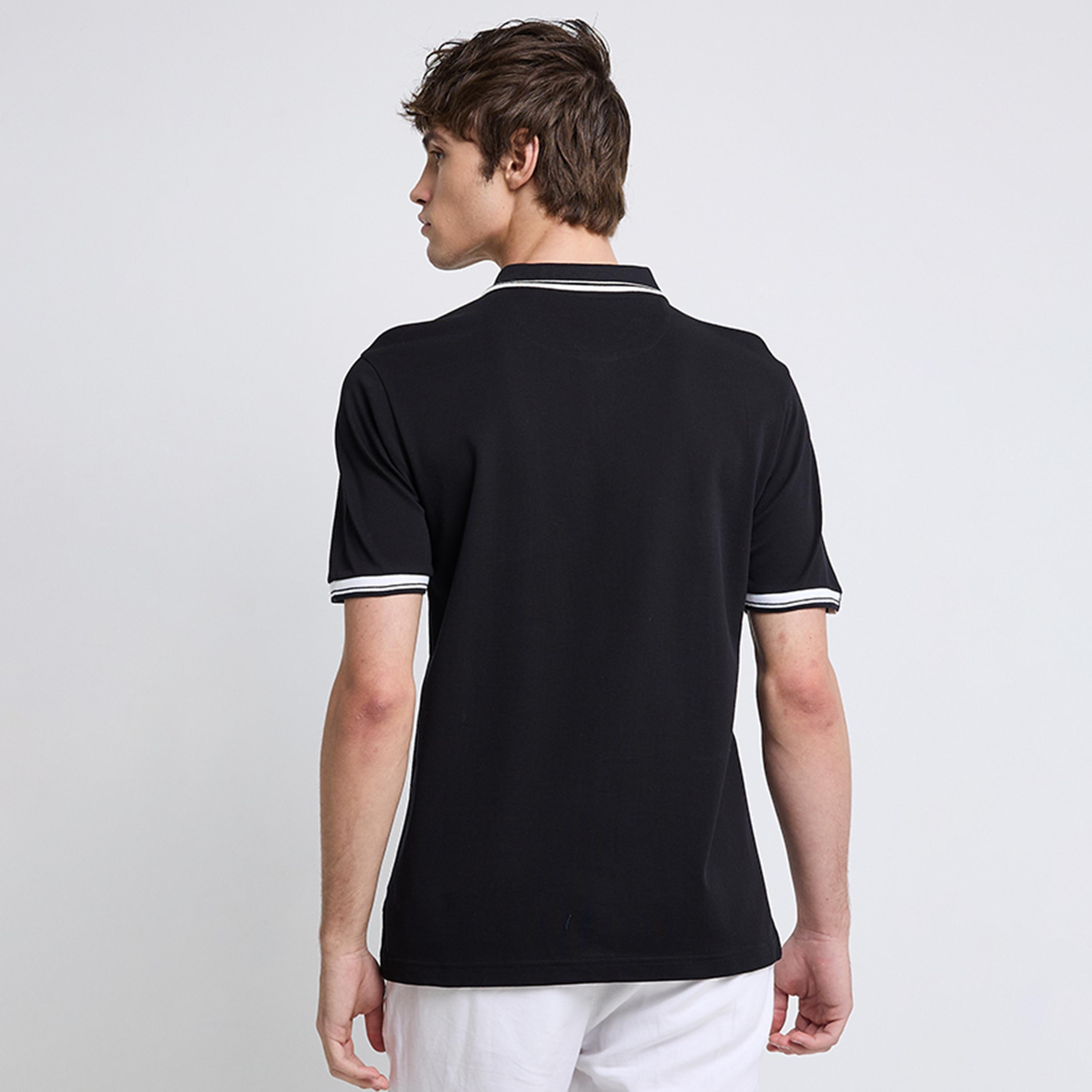 BEN SHERMAN Striped Collared Short Sleeves Men's Polo T-Shirt-men-clothing-tshirtsandpolos-polos-image-4