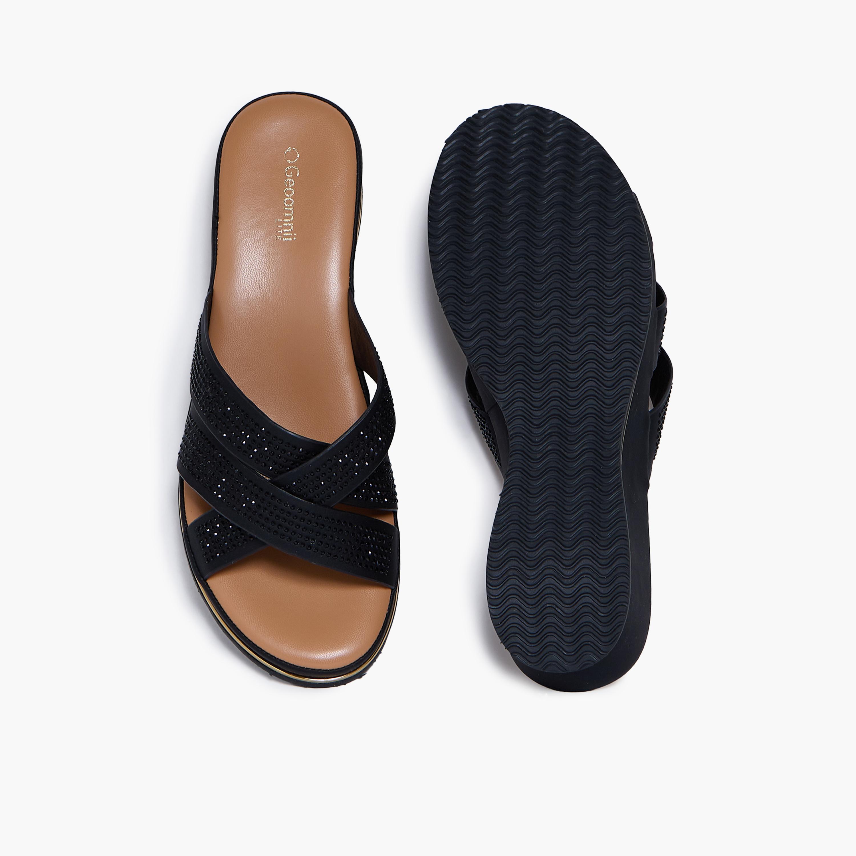 جيومني - صندل كيمبرلي1 سهل الارتداء بكعب إسفيني للنساء | M253214-BLACK-women-shoes-sandals-heeled-image-3