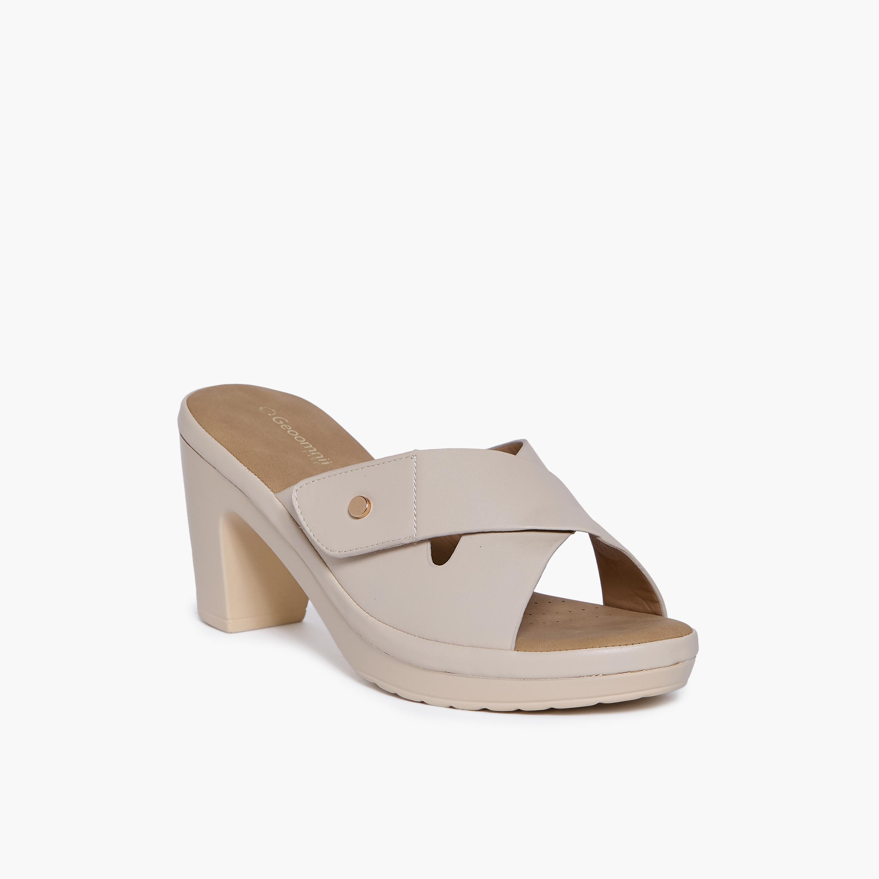 جيومني - صندل كريستا1 سهل الارتداء للنساء | M253215-BEIGE-women-shoes-sandals-heeled-image-1