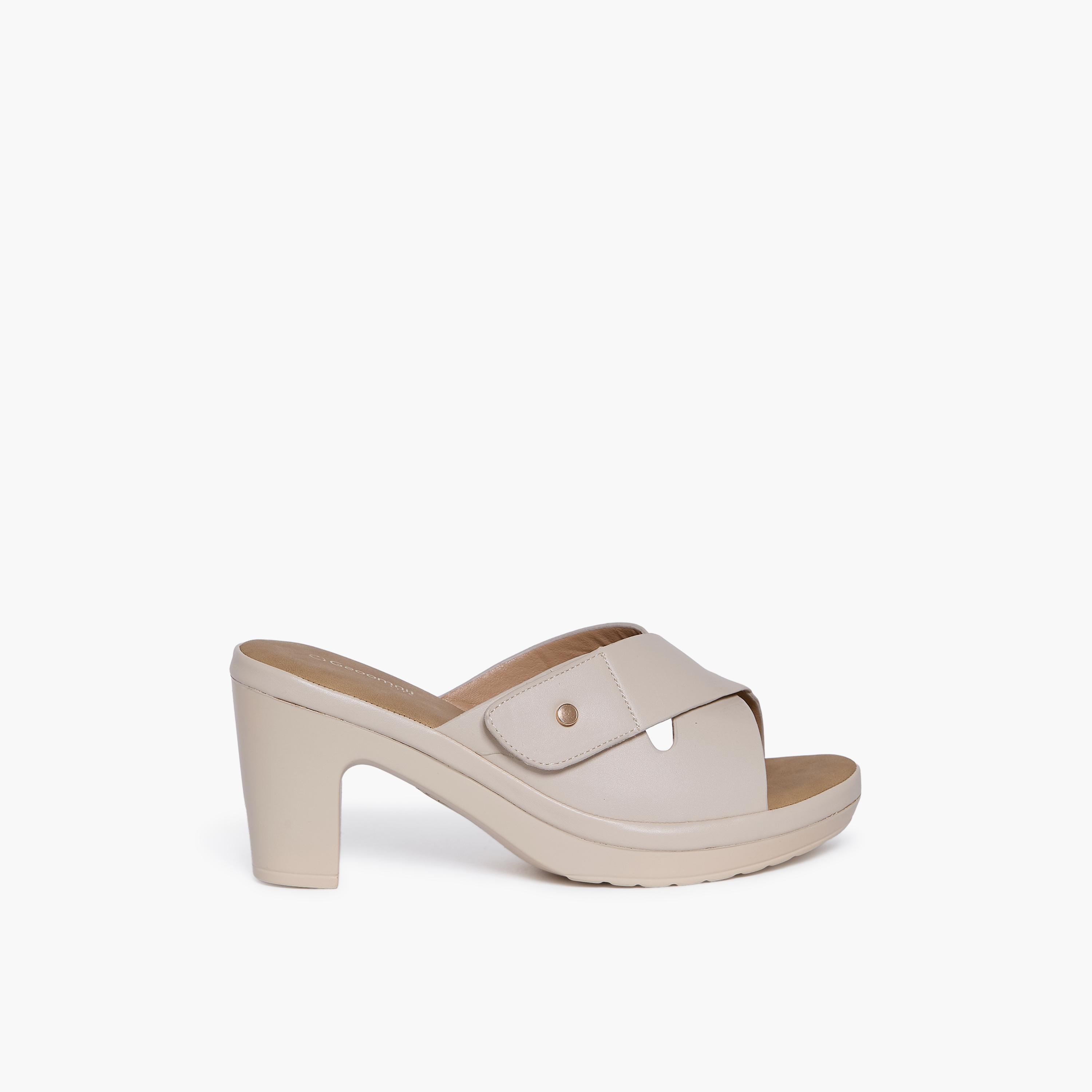 جيومني - صندل كريستا1 سهل الارتداء للنساء | M253215-BEIGE-women-shoes-sandals-heeled-image-4