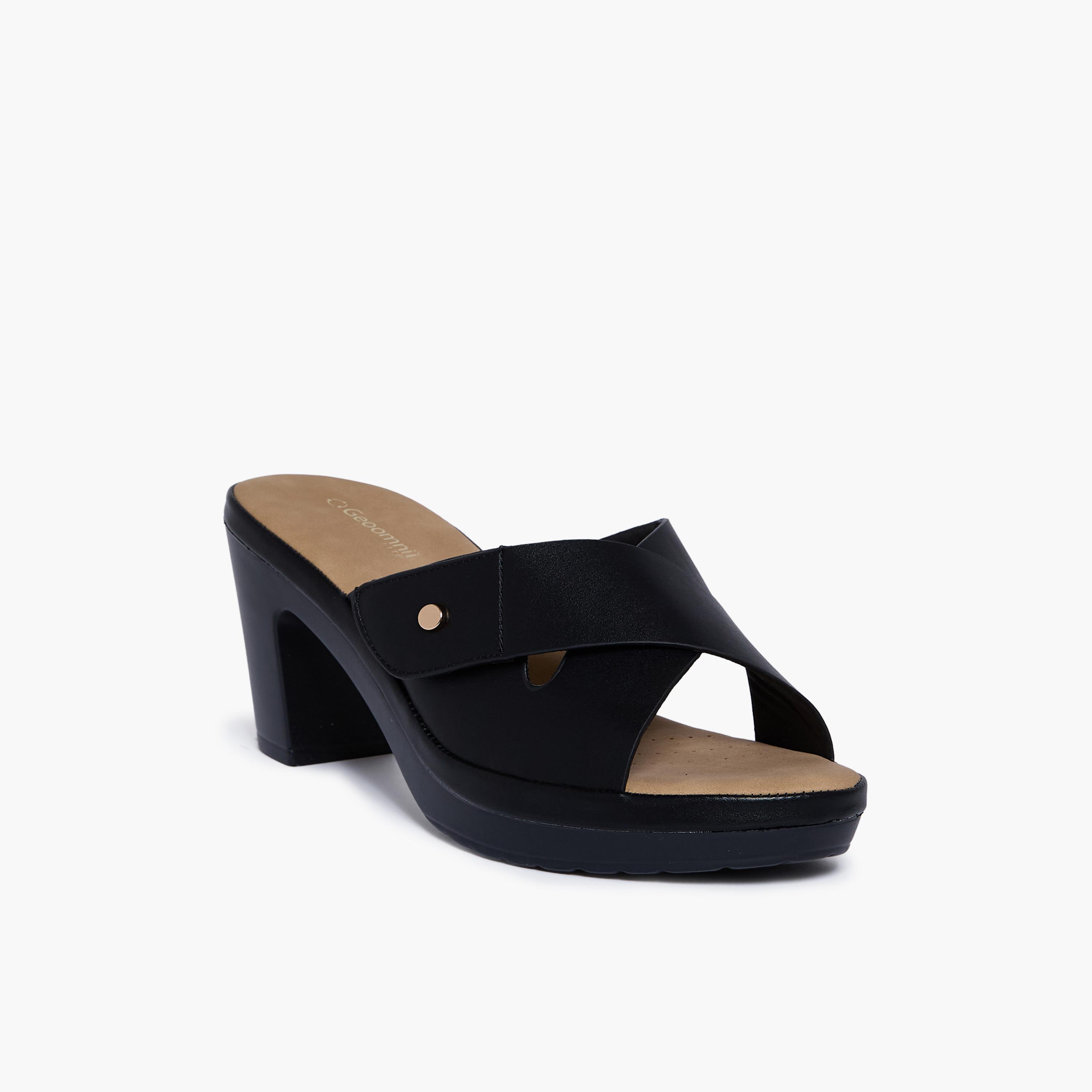 جيومني - صندل كريستين1 سهل الارتداء للنساء | M253215-BLACK-women-shoes-sandals-heeled-image-1
