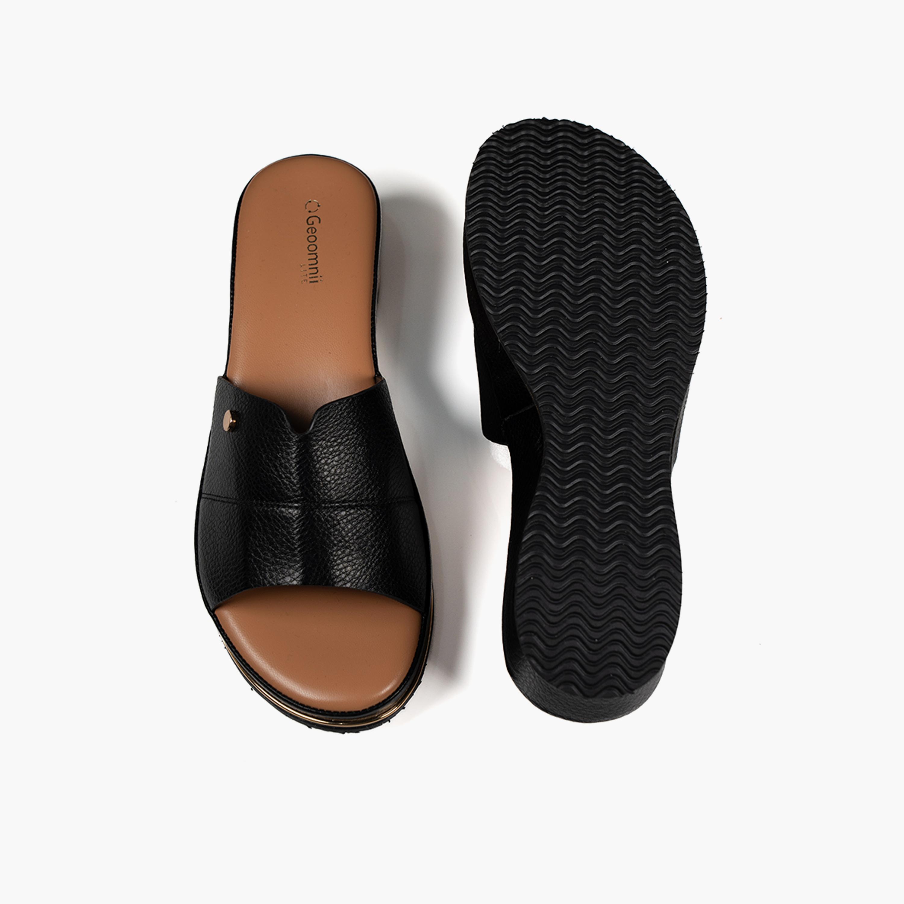 جيومني - صندل بيس سهل الارتداء بكعب إسفيني للنساء | M253216-BLACK-women-shoes-sandals-heeled-image-3