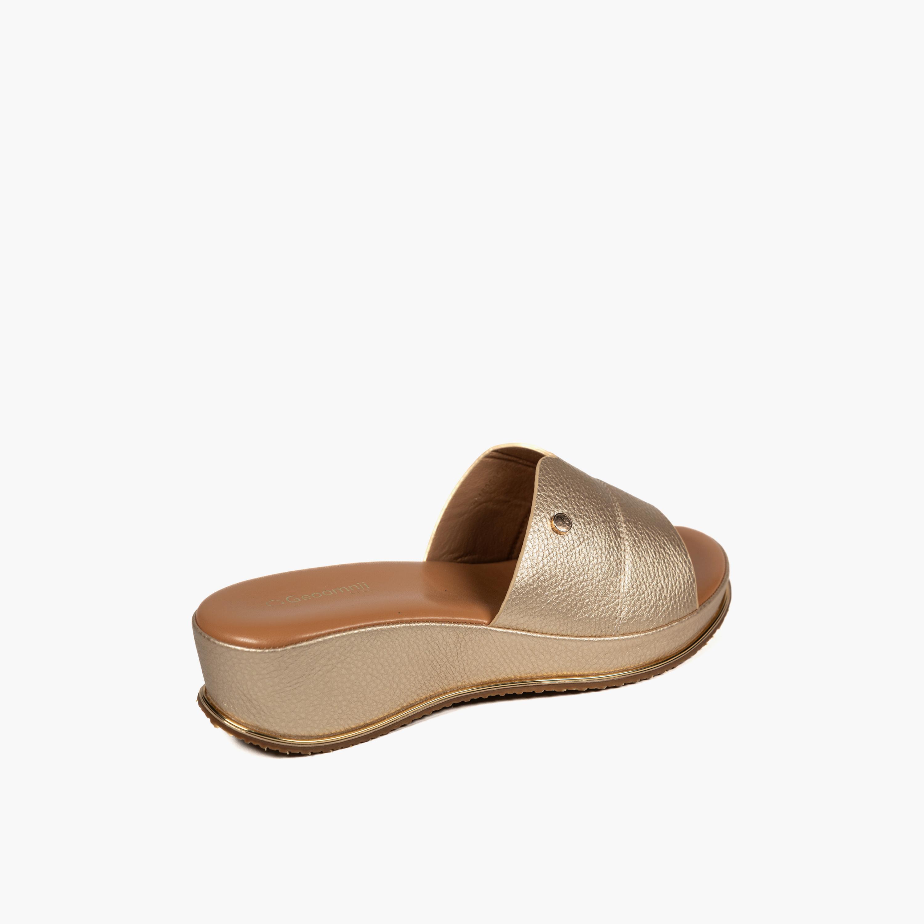 جيومني - صندل رايك سهل الارتداء بكعب إسفيني للنساء | M253216-GOLD-women-shoes-sandals-heeled-image-5