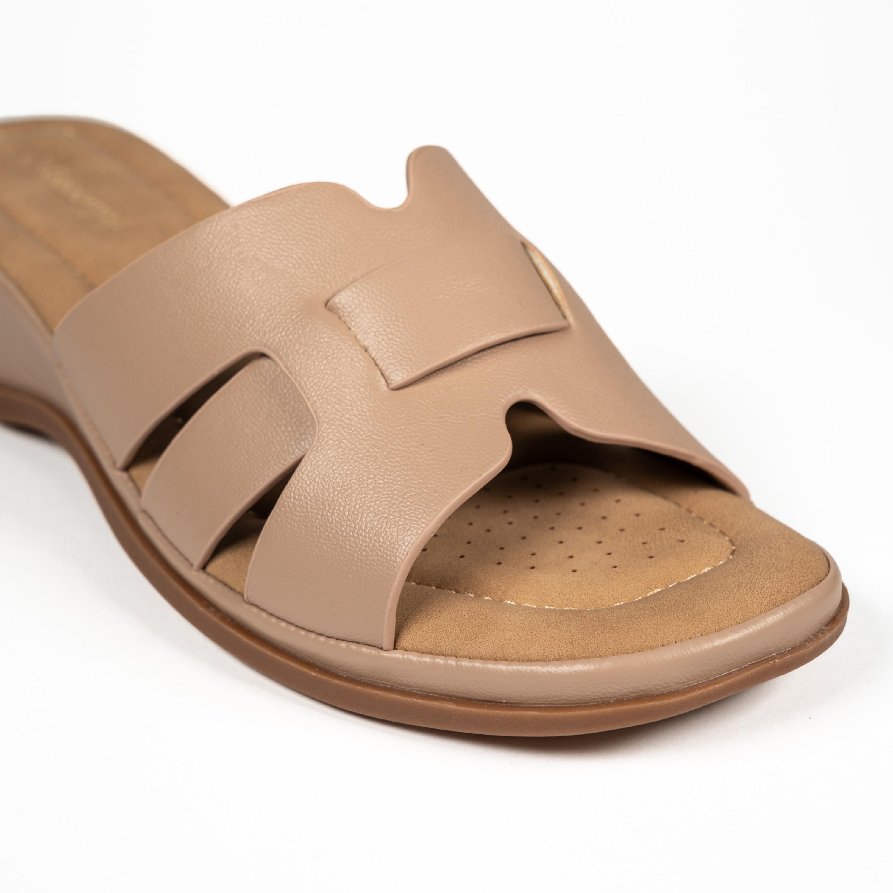 جيومني - صندل تيك سهل الارتداء بكعب إسفيني للنساء | M253220-NUDE-women-shoes-sandals-heeled-image-2