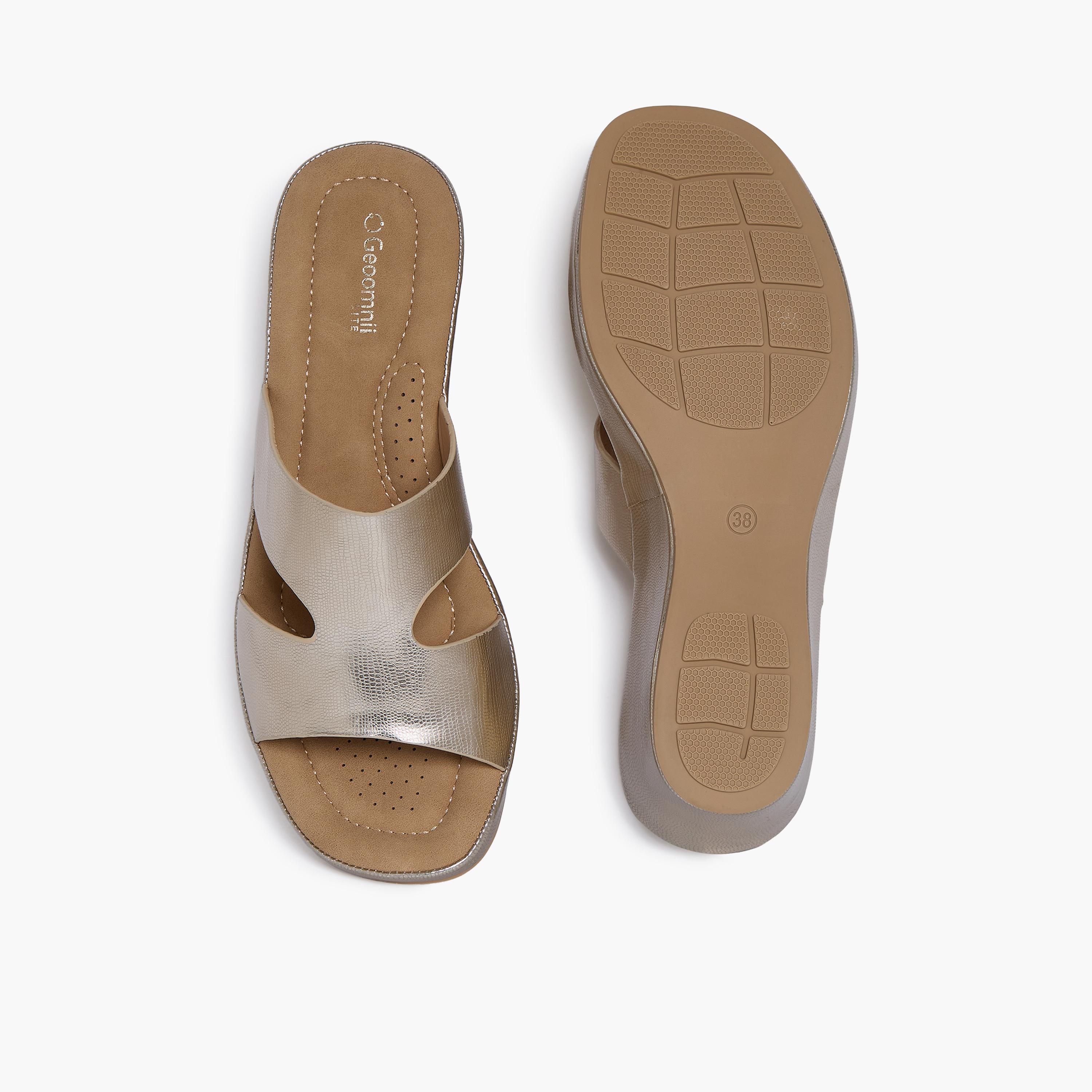 جيومني - صندل لانا1 سهل الارتداء بكعب إسفيني للنساء | M253233-GOLD-women-shoes-sandals-heeled-image-3