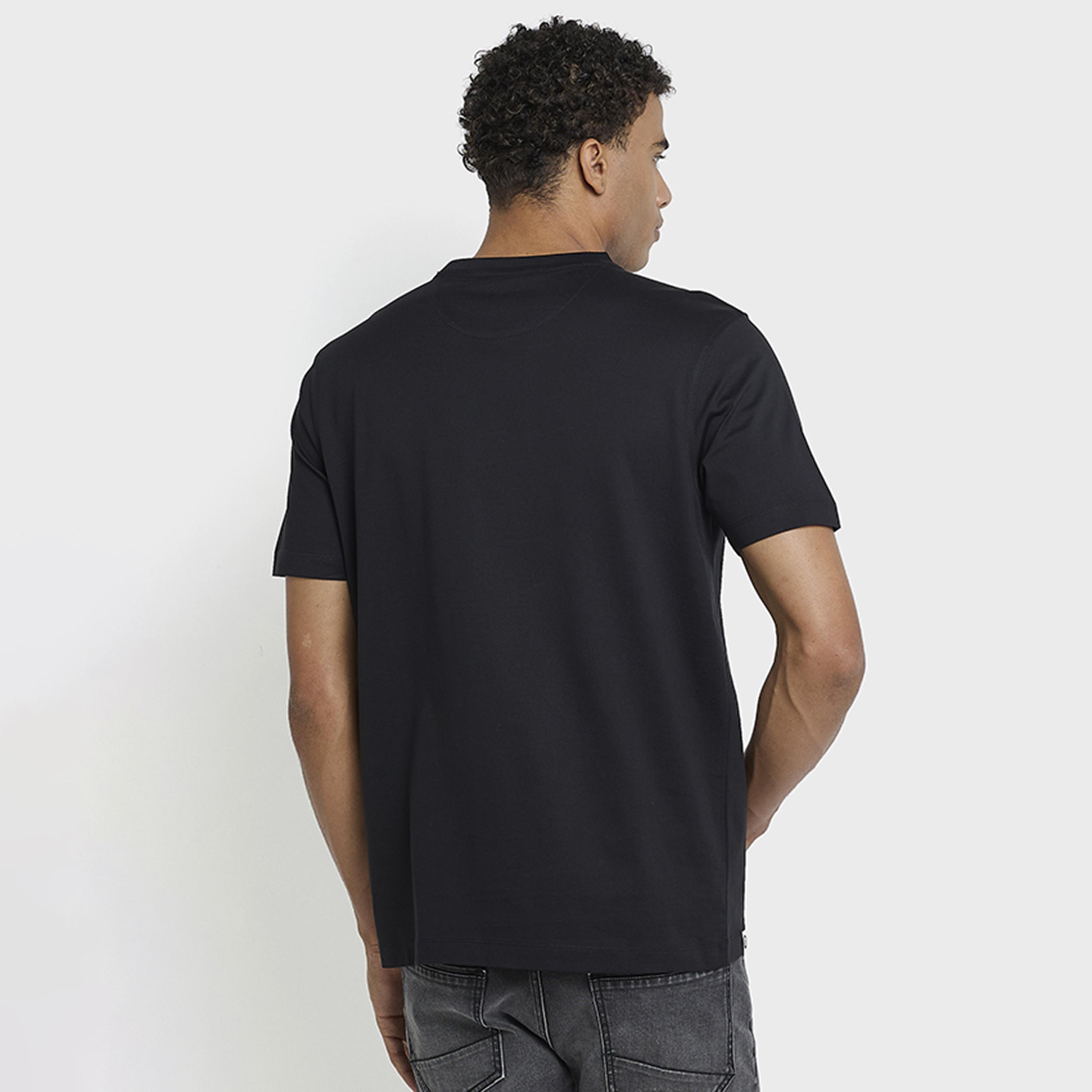 BEN SHERMAN Plain Crew Neck Short Sleeves Men's T-Shirt-men-clothing-tshirtsandpolos-tshirts-image-4