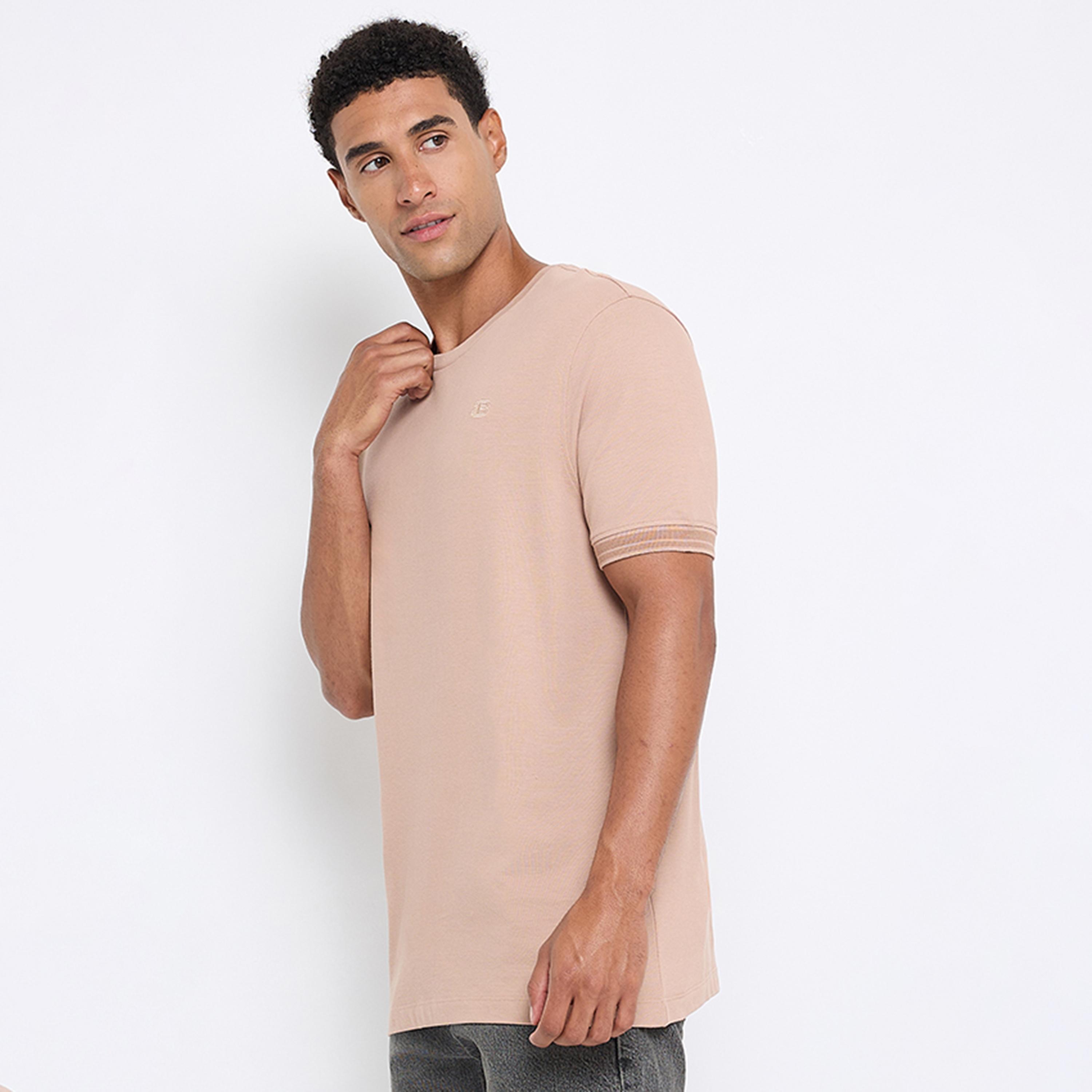تي شيرت رجالي سادة بياقة دائرية وأكمام قصيرة من بن شيرمان-men-clothing-tshirtsandpolos-tshirts-image-2
