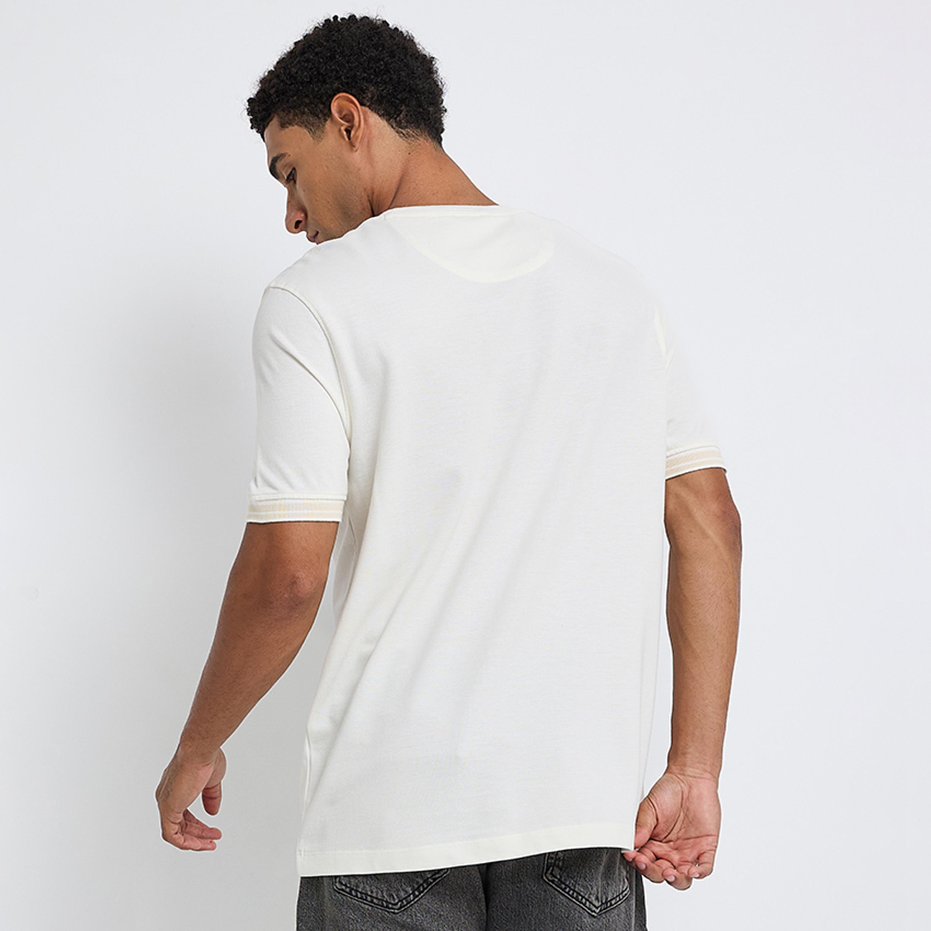 BEN SHERMAN Plain Crew Neck Short Sleeves Men's T-Shirt-men-clothing-tshirtsandpolos-tshirts-image-4