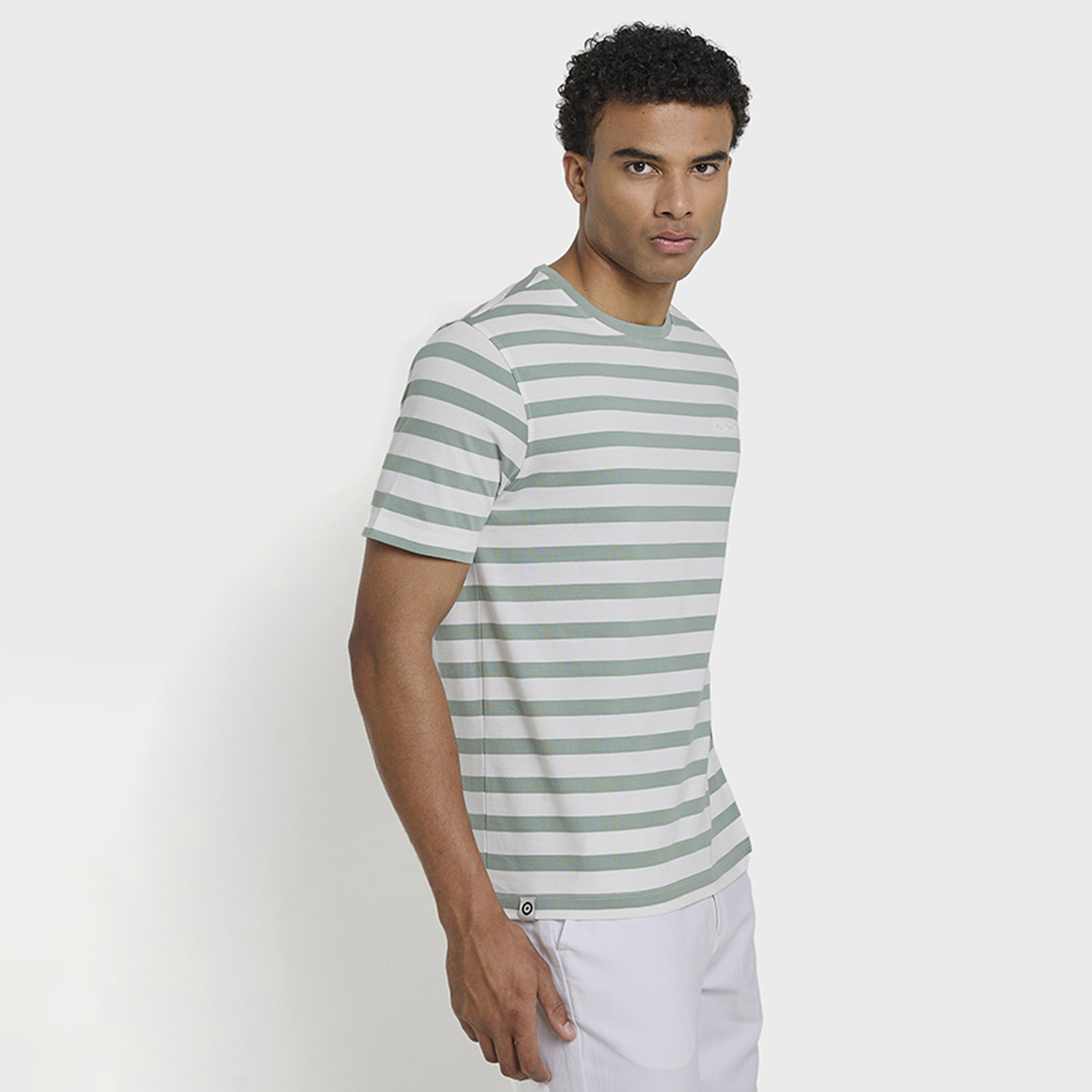 تي شيرت رجالي مخطط بياقة دائرية وأكمام قصيرة من بن شيرمان-men-clothing-tshirtsandpolos-tshirts-image-2