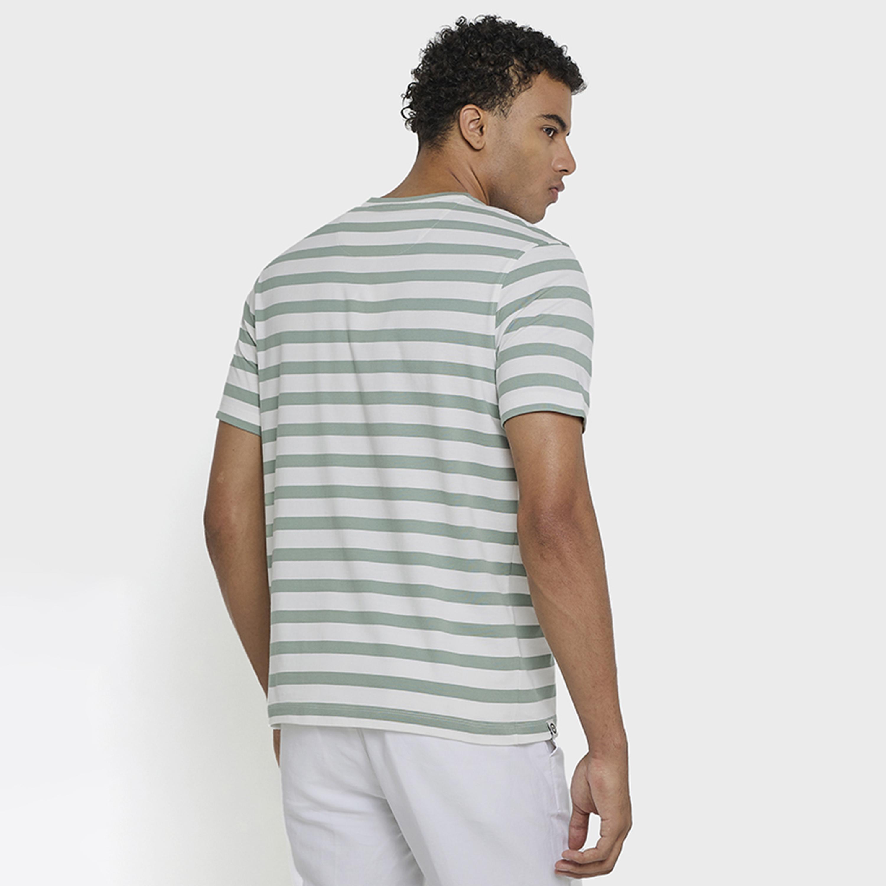 BEN SHERMAN Striped Crew Neck Short Sleeves Men's T-Shirt-men-clothing-tshirtsandpolos-tshirts-image-4