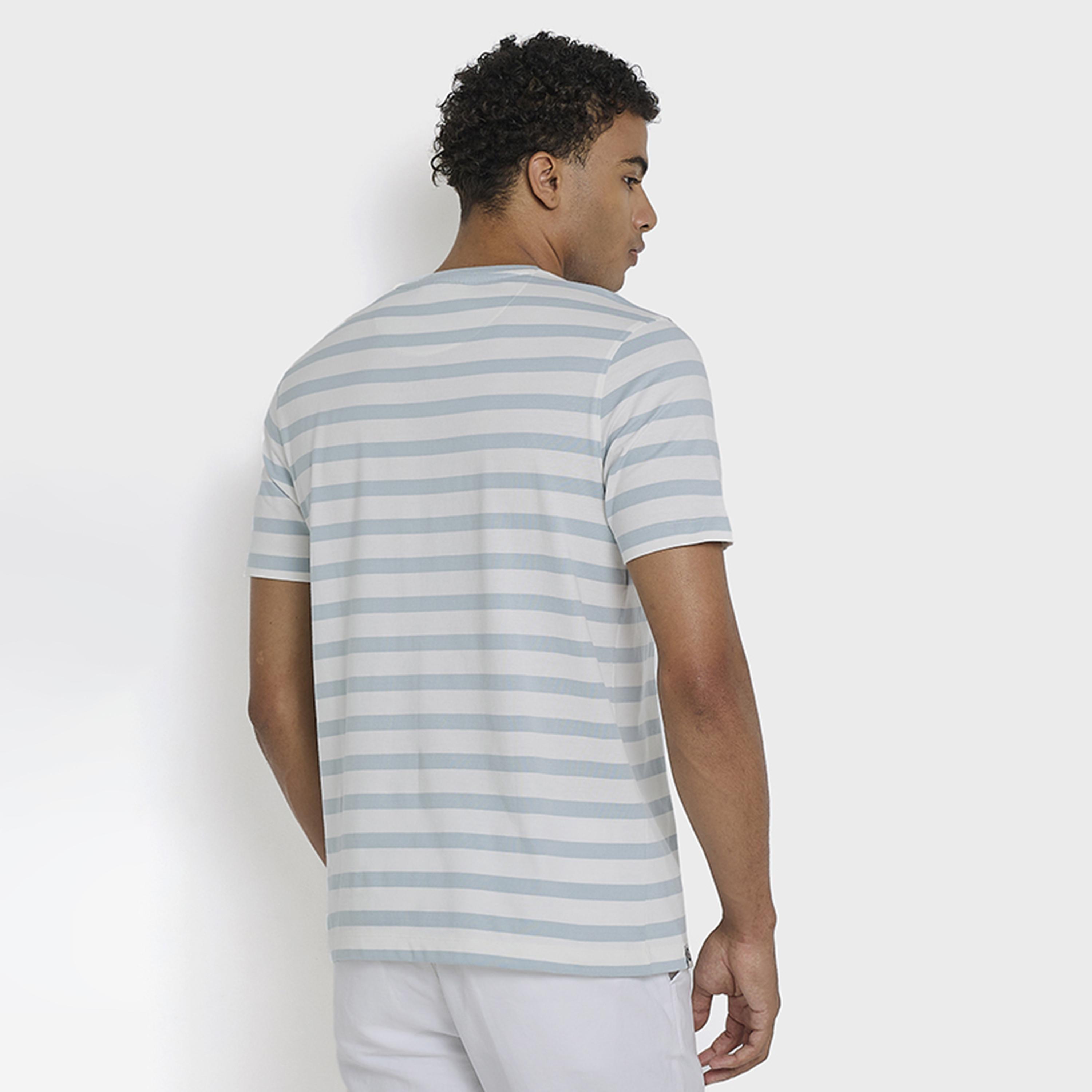 تي شيرت رجالي مخطط بياقة دائرية وأكمام قصيرة من بن شيرمان-men-clothing-tshirtsandpolos-tshirts-image-8