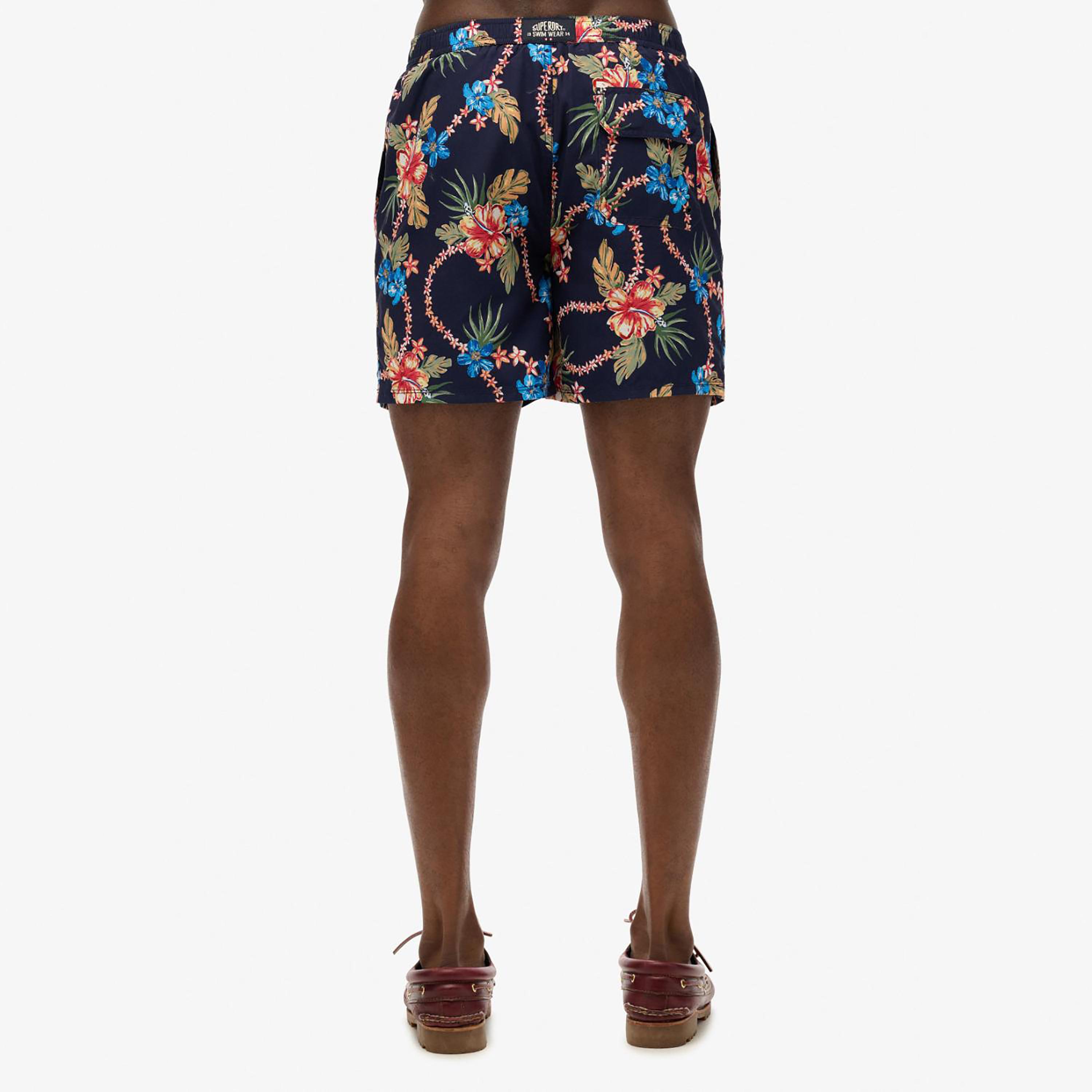 سوبر دراي شورت سباحة للرجال منخفض الارتفاع بطبعة زهور-men-clothing-bottoms-shorts-image-5