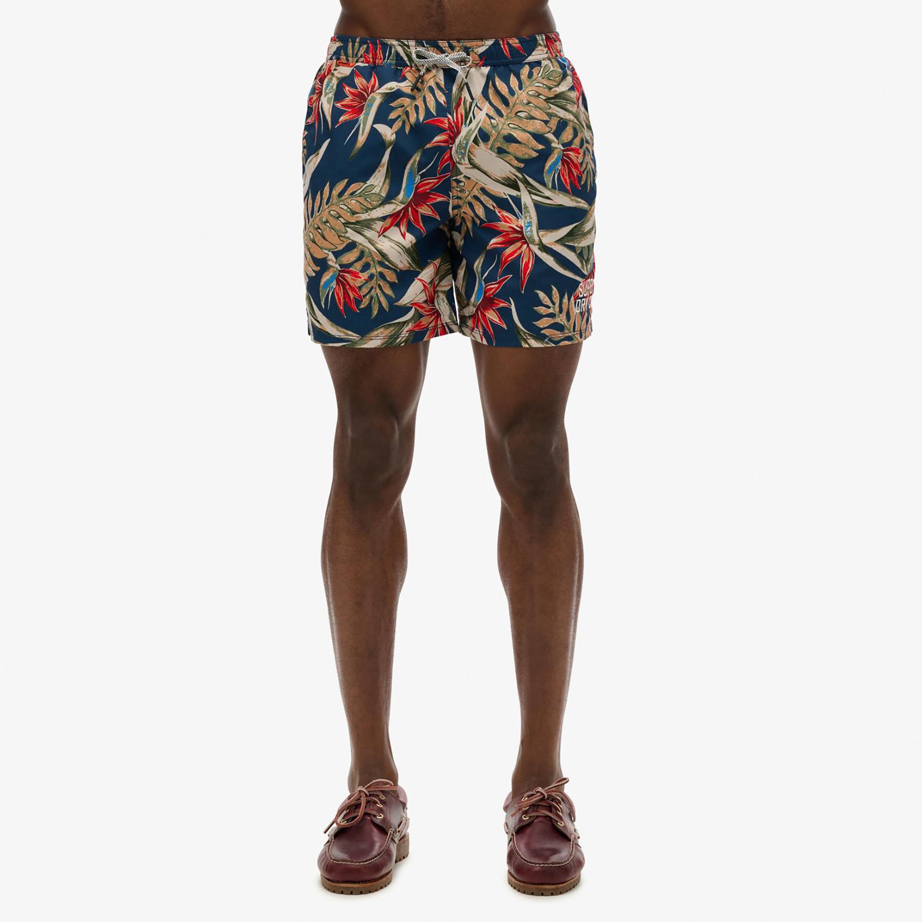 سوبر دراي شورت سباحة للرجال منخفض الارتفاع بطبعة مداري-men-clothing-bottoms-shorts-image-1