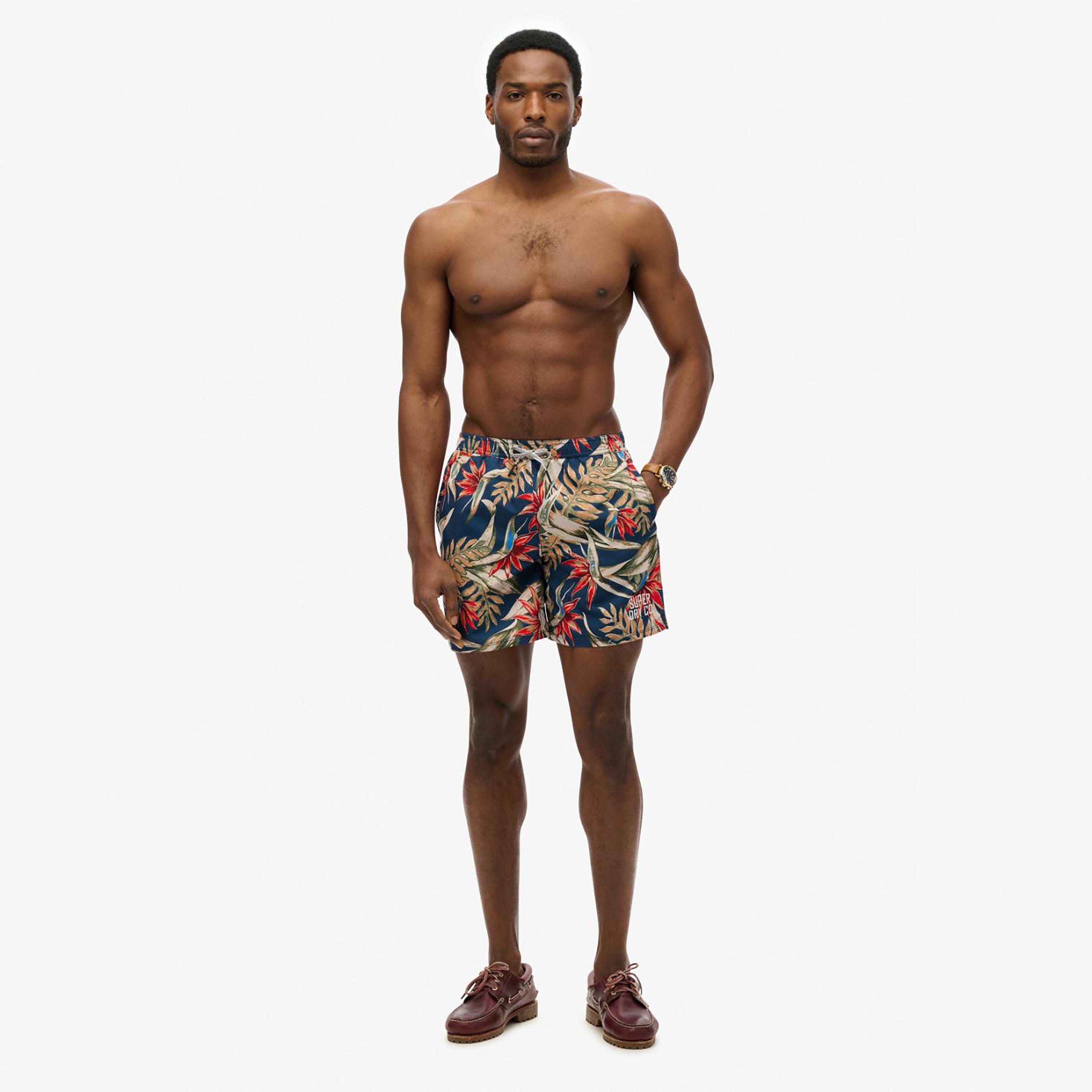 سوبر دراي شورت سباحة للرجال منخفض الارتفاع بطبعة مداري-men-clothing-bottoms-shorts-image-2