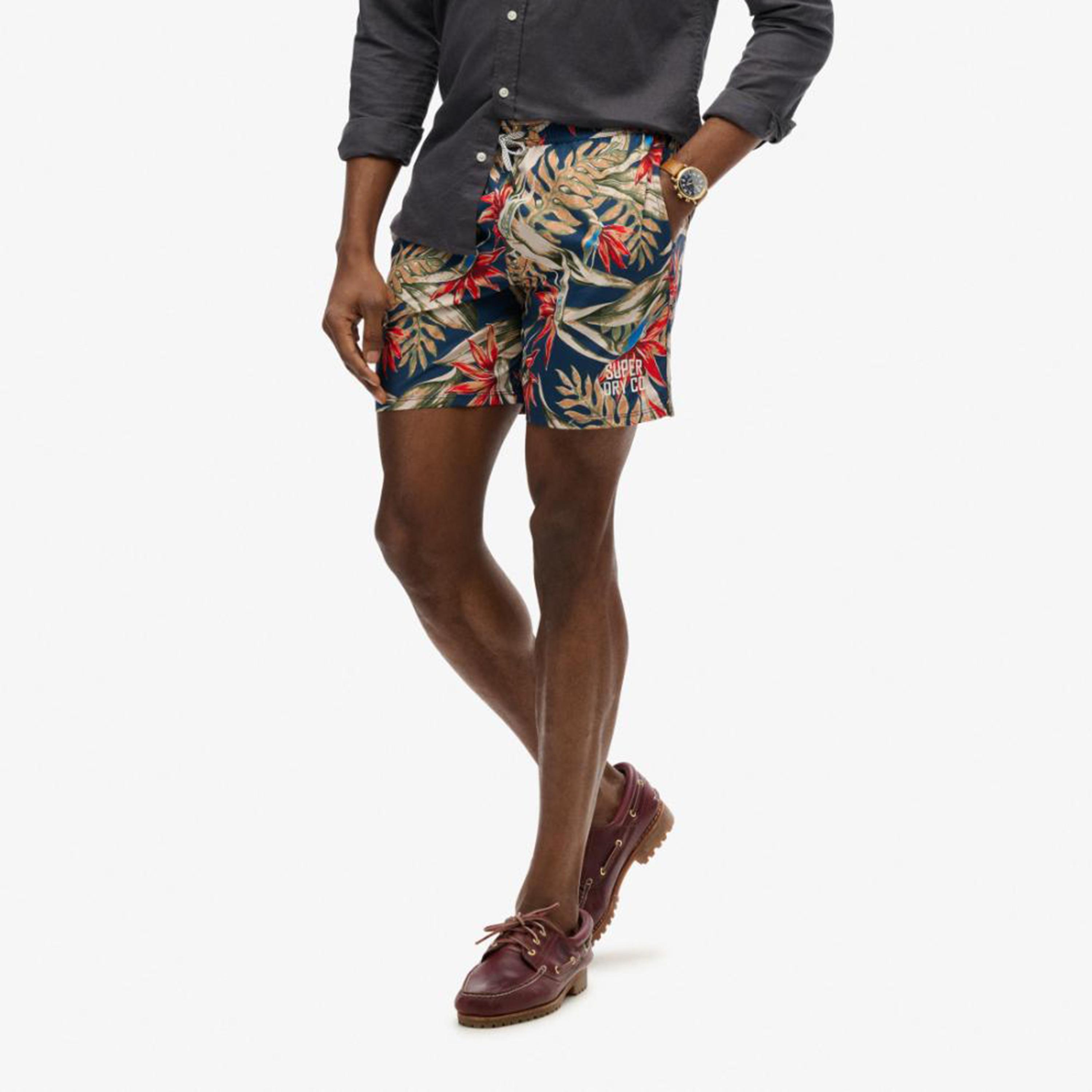 سوبر دراي شورت سباحة للرجال منخفض الارتفاع بطبعة مداري-men-clothing-bottoms-shorts-image-4