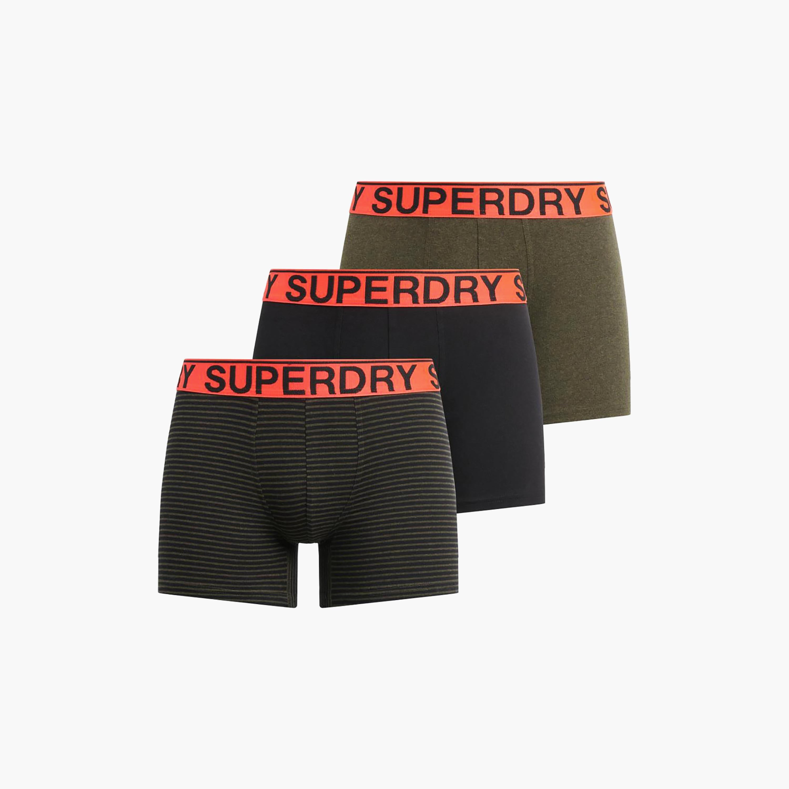 Superdry Pack of 3 Plain Brand Print Waistband Trunks-men-clothing-innerwear-underwear-image-5