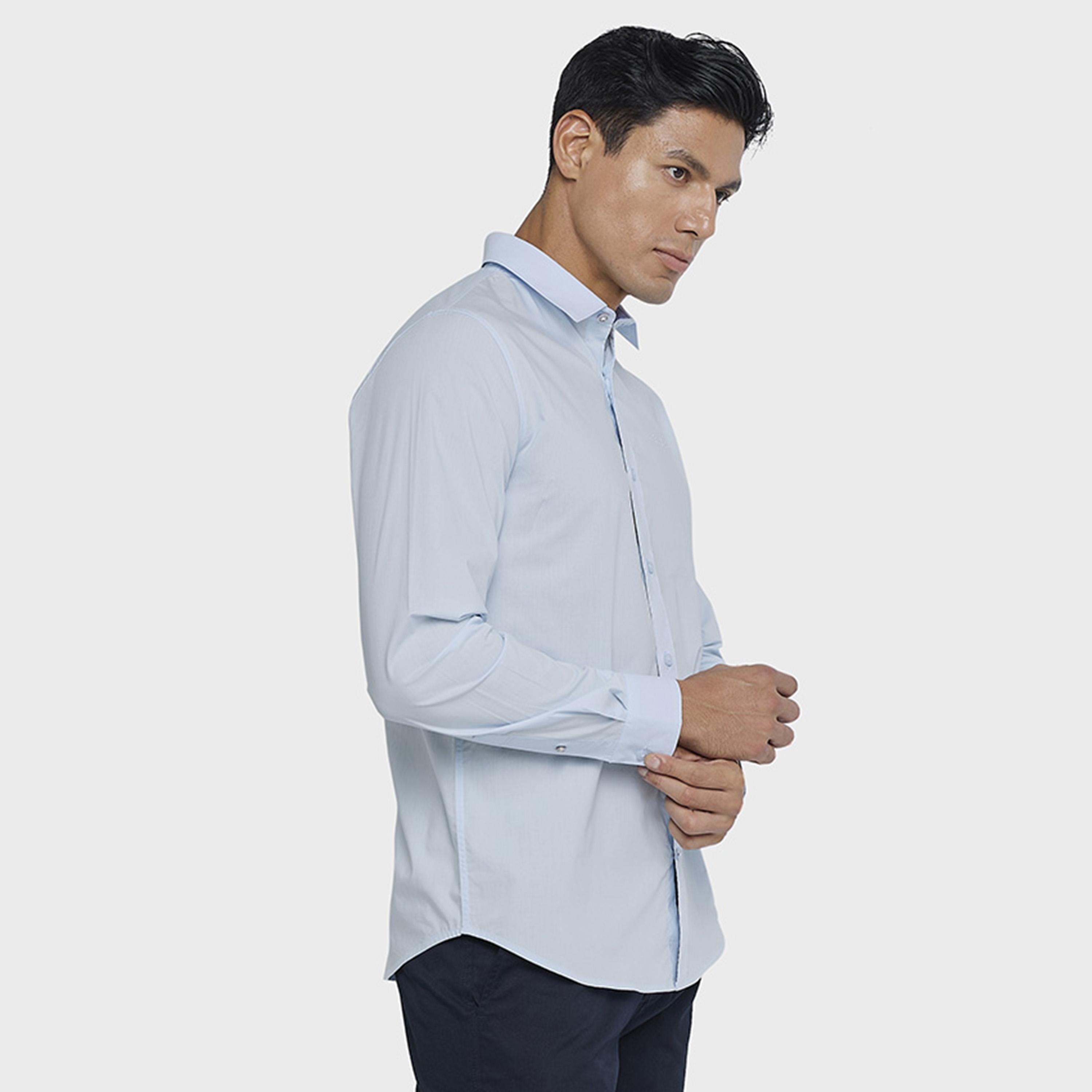 قميص رجالي بقصة عادية سادة بياقة وأكمام طويلة من بن شيرمان-men-clothing-shirts-image-2