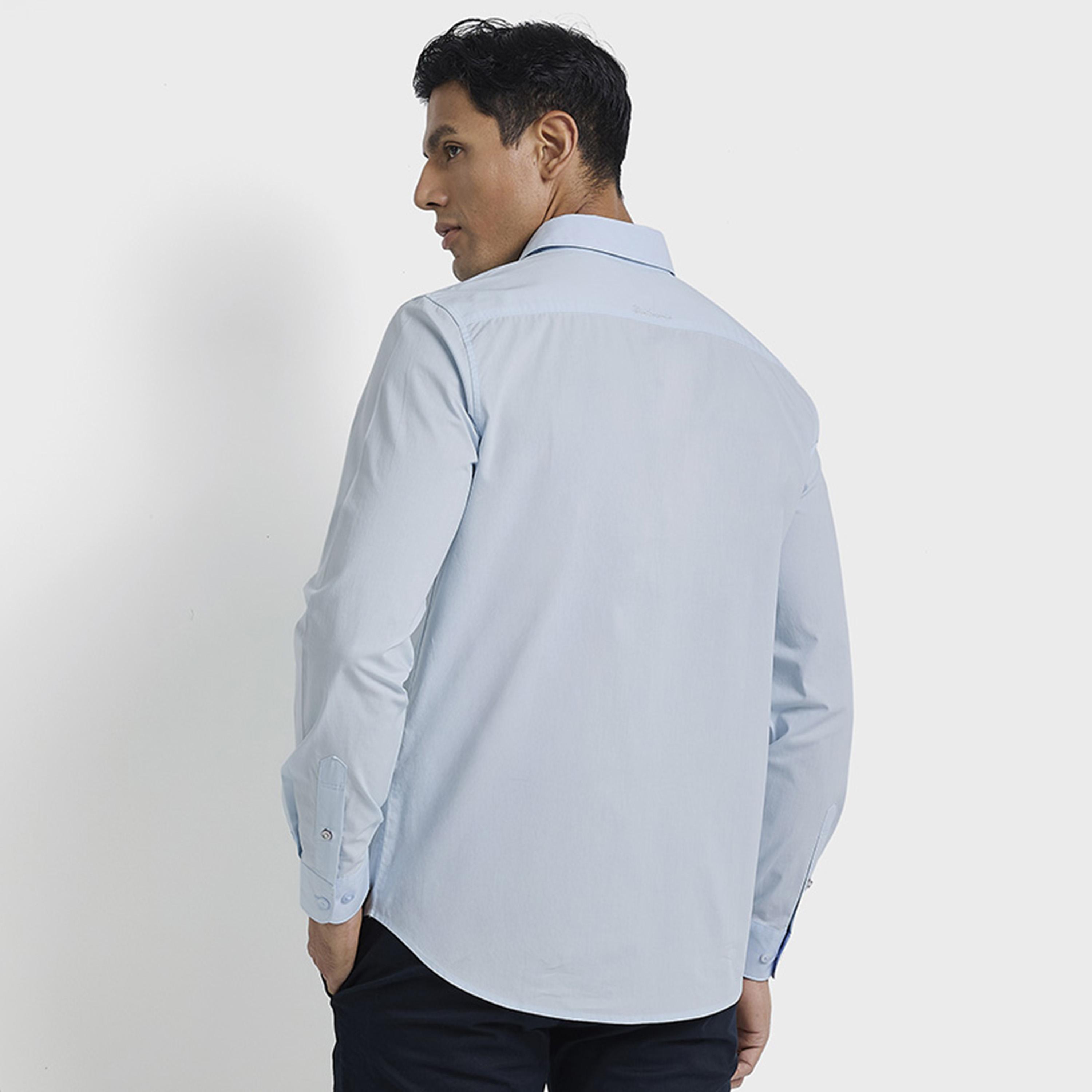 قميص رجالي بقصة عادية سادة بياقة وأكمام طويلة من بن شيرمان-men-clothing-shirts-image-4
