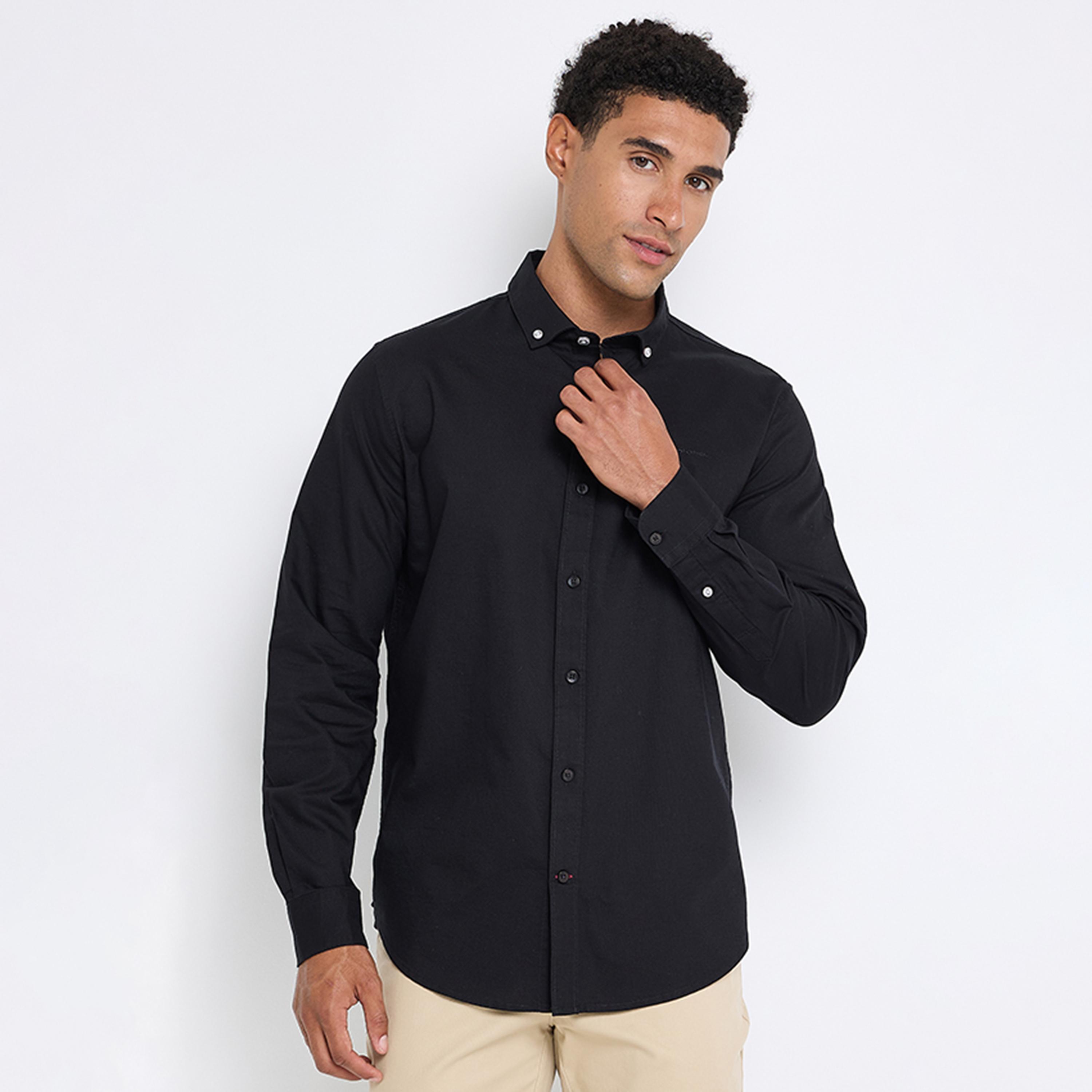 قميص رجالي بقصة عادية بياقة وأزرار وأكمام طويلة من بن شيرمان-men-clothing-shirts-image-5