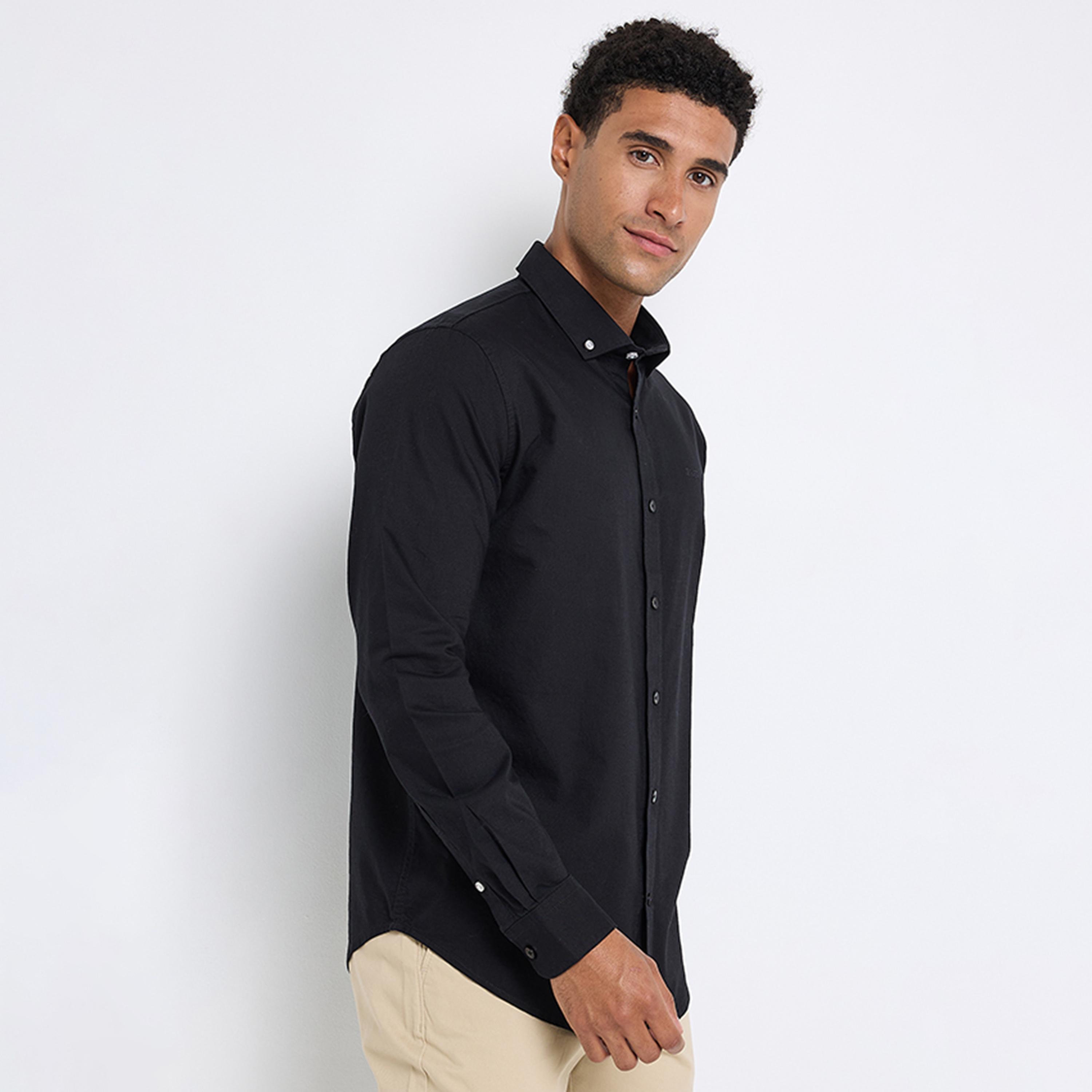 قميص رجالي بقصة عادية بياقة وأزرار وأكمام طويلة من بن شيرمان-men-clothing-shirts-image-6