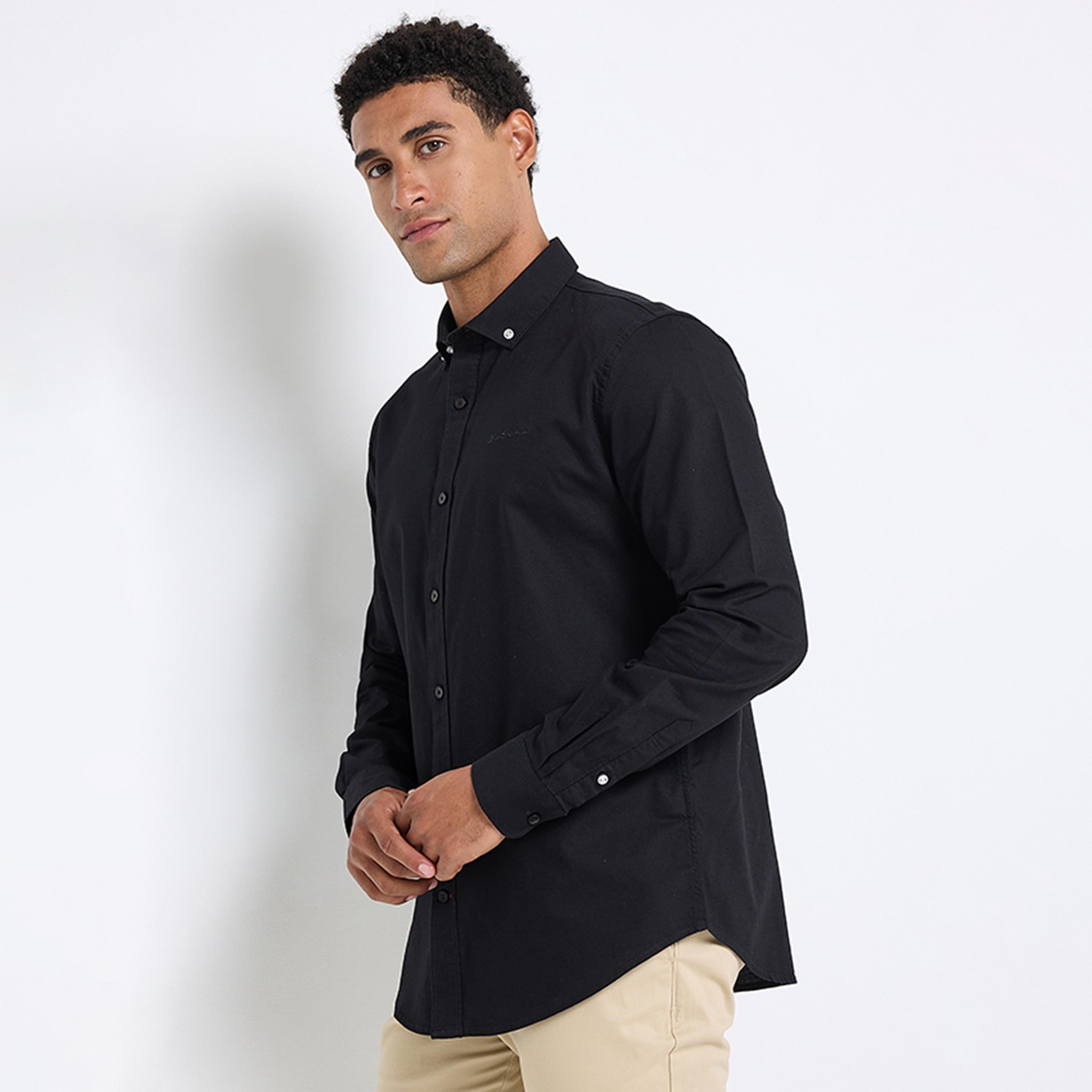 قميص رجالي بقصة عادية بياقة وأزرار وأكمام طويلة من بن شيرمان-men-clothing-shirts-image-7