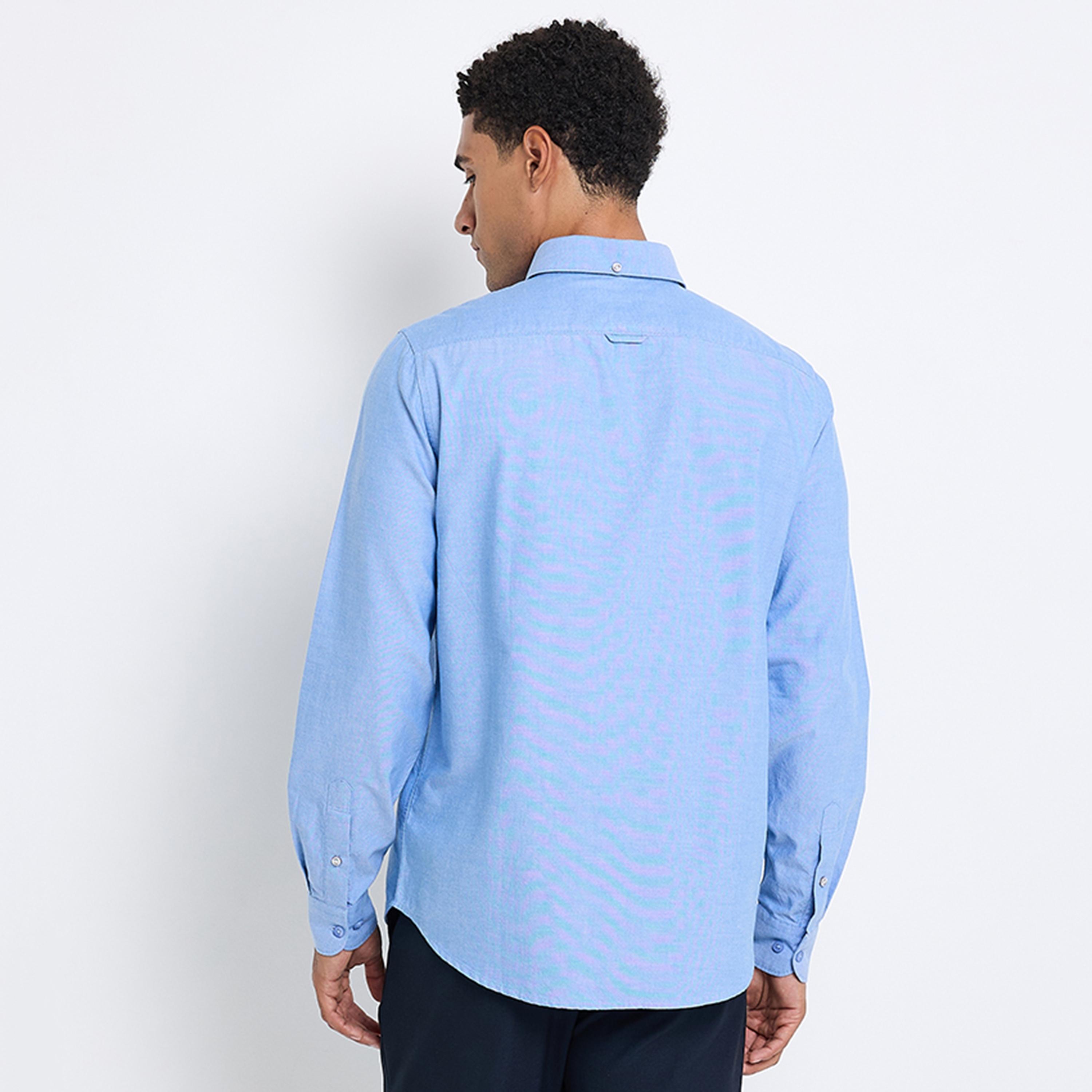 قميص رجالي بقصة عادية بياقة وأزرار وأكمام طويلة من بن شيرمان-men-clothing-shirts-image-12
