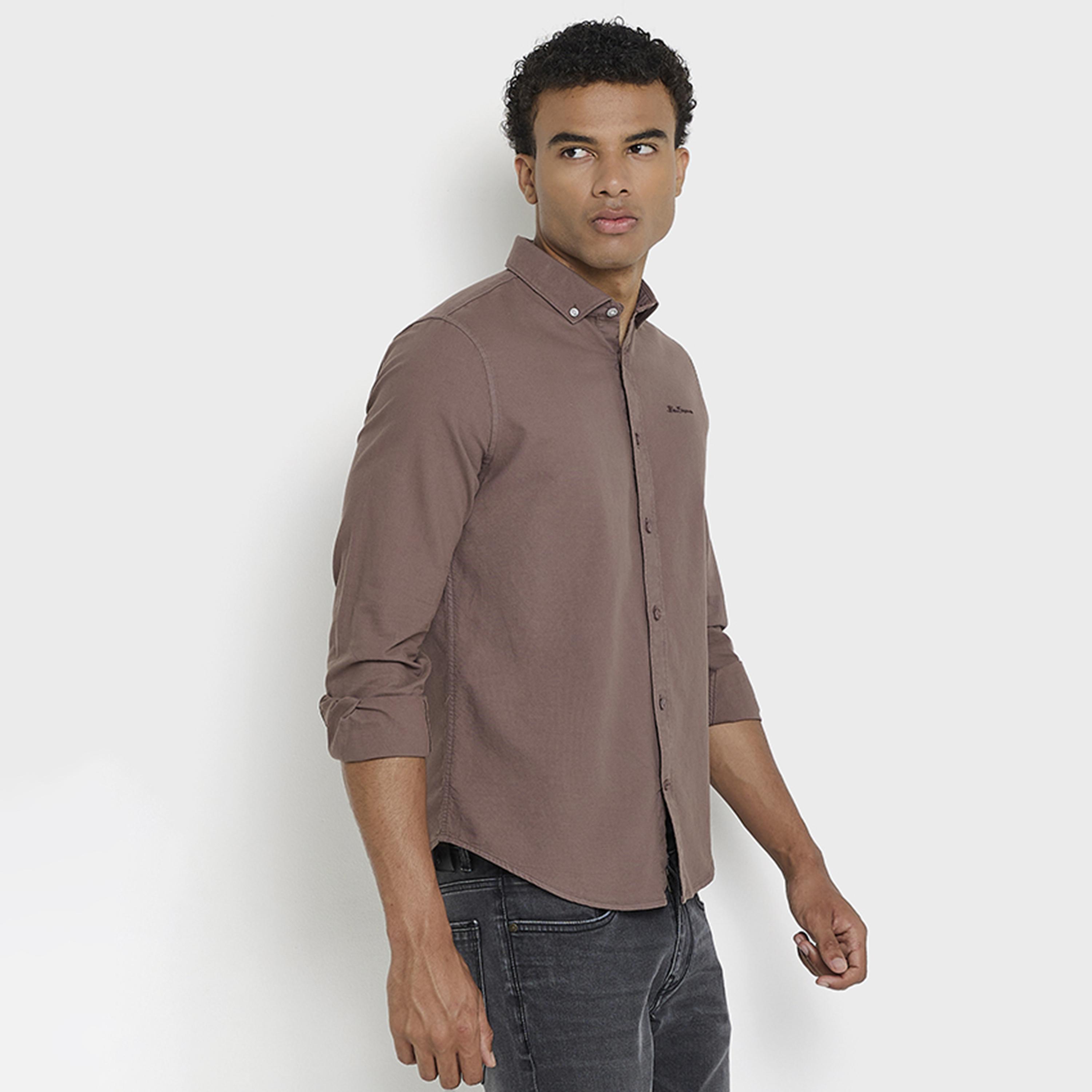 قميص رجالي بقصة عادية بياقة وأزرار وأكمام طويلة من بن شيرمان-men-clothing-shirts-image-2