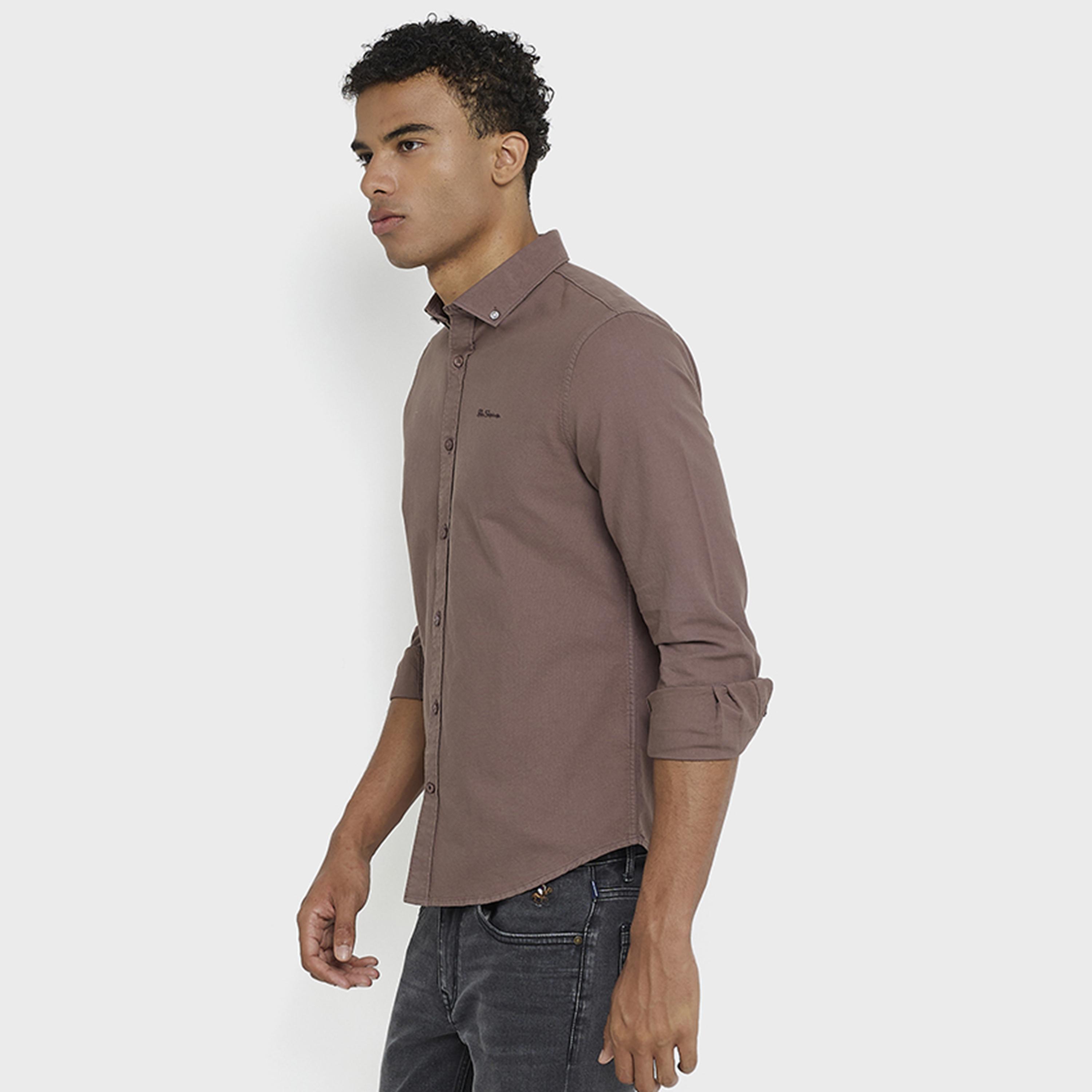 قميص رجالي بقصة عادية بياقة وأزرار وأكمام طويلة من بن شيرمان-men-clothing-shirts-image-3