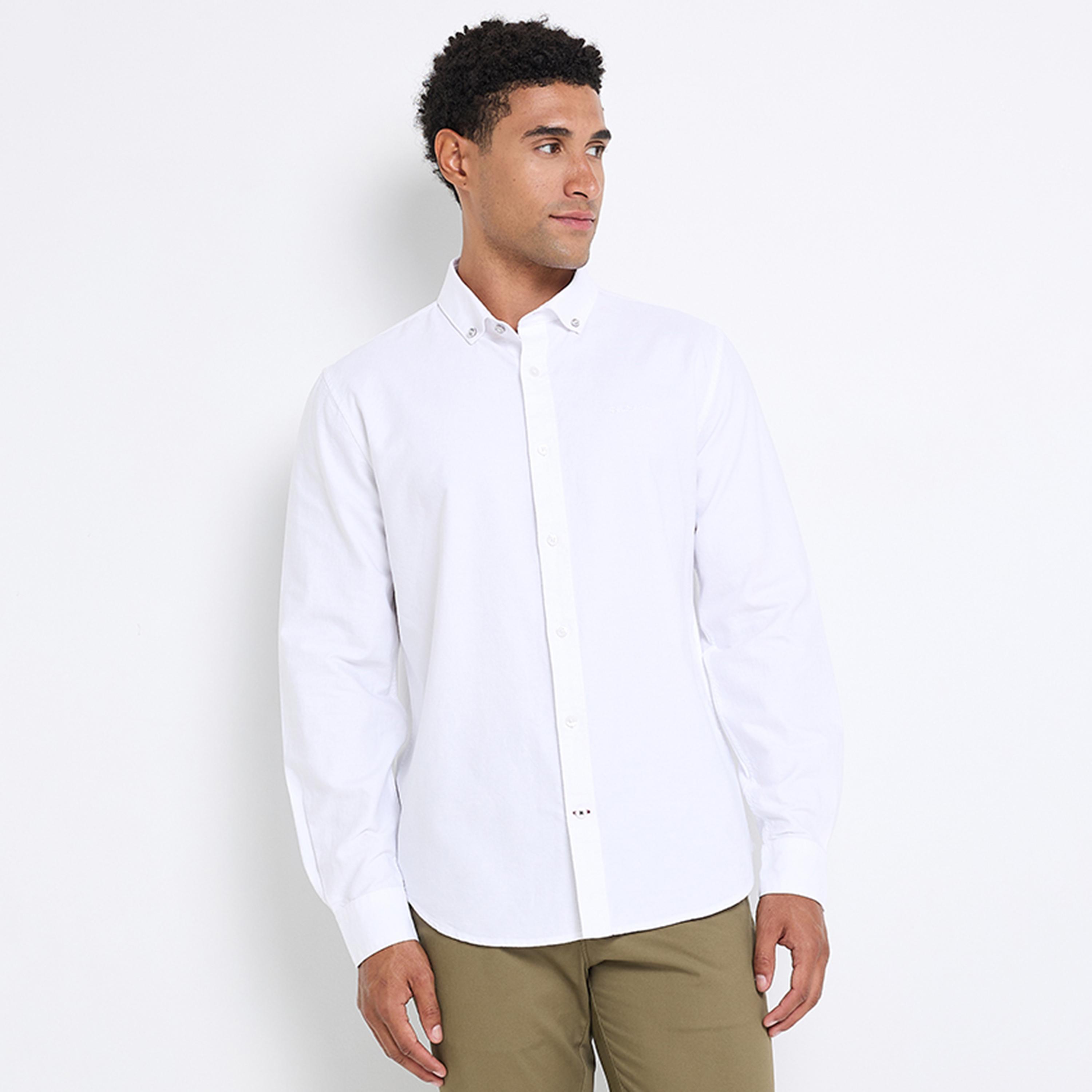قميص رجالي بقصة عادية بياقة وأزرار وأكمام طويلة من بن شيرمان-men-clothing-shirts-image-14