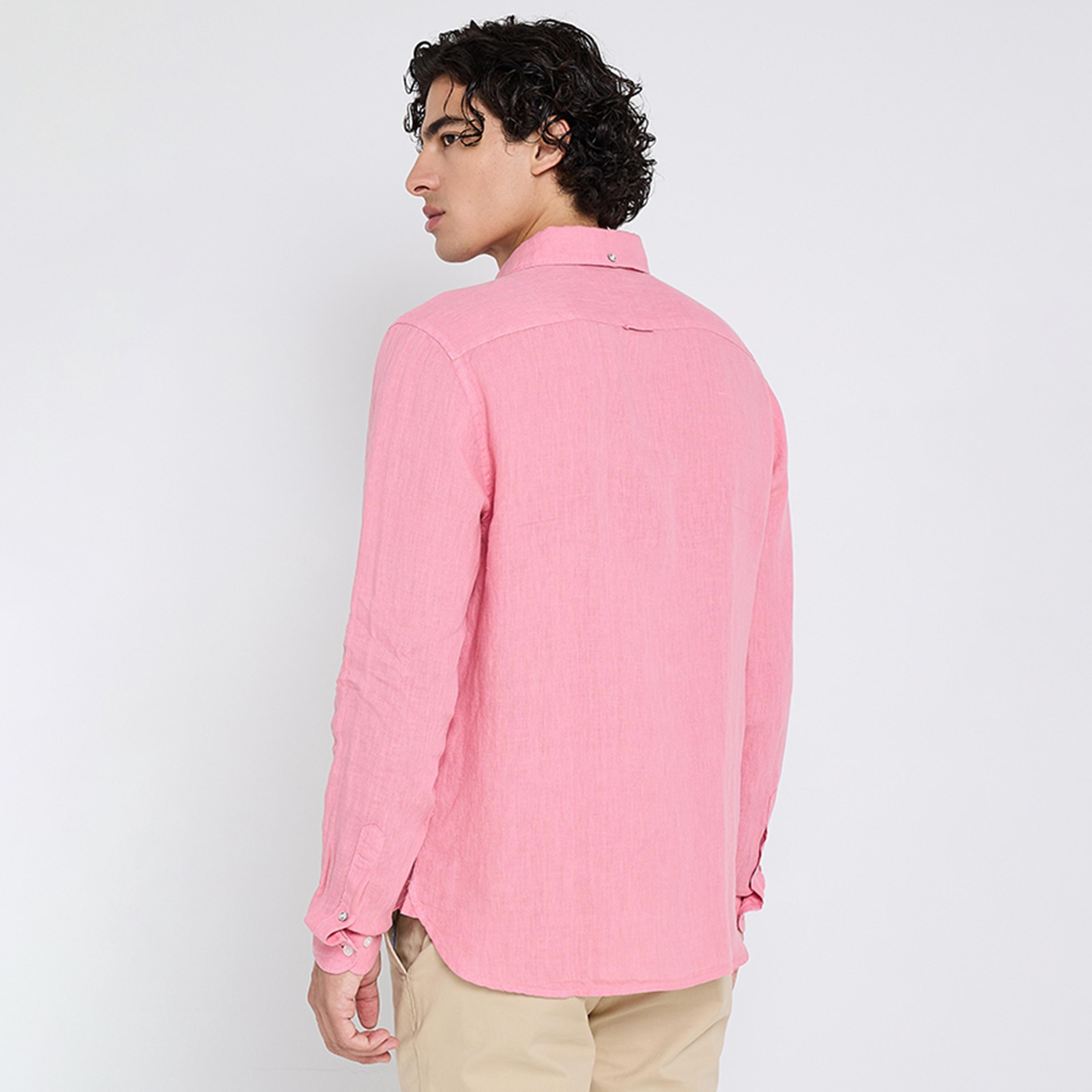 قميص رجالي بقصة عادية بياقة وأزرار وأكمام طويلة من بن شيرمان-men-clothing-shirts-image-12