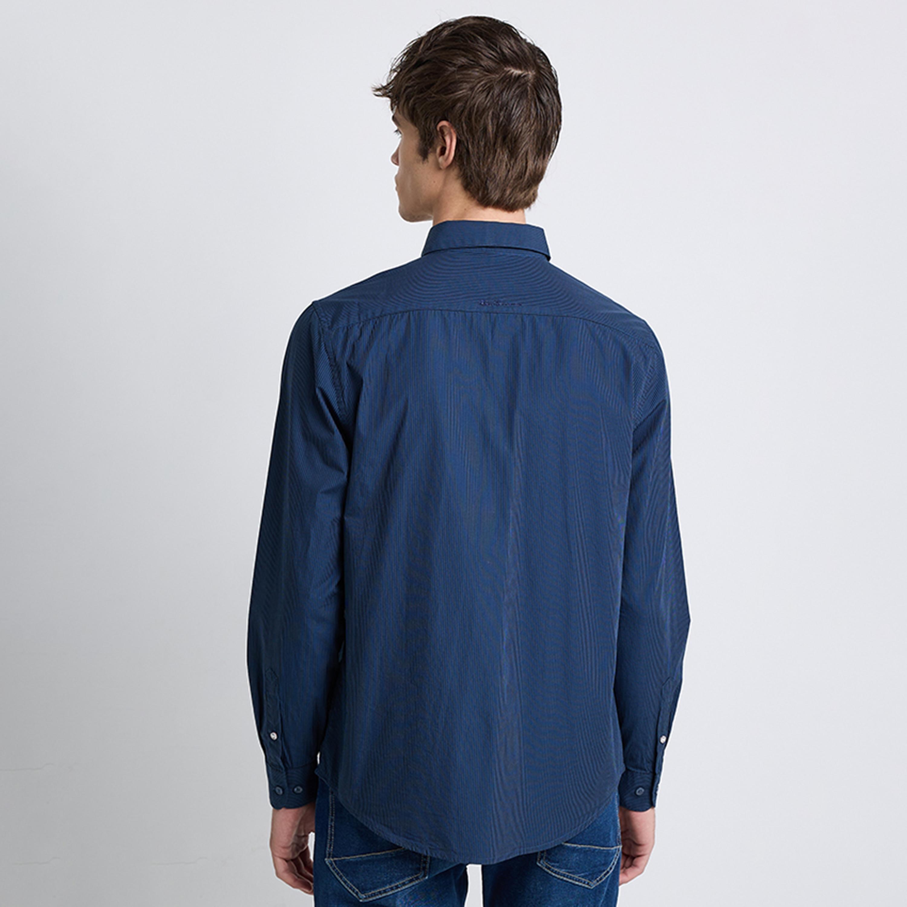 قميص رجالي بقصة عادية سادة بياقة وأكمام طويلة من بن شيرمان-men-clothing-shirts-image-4