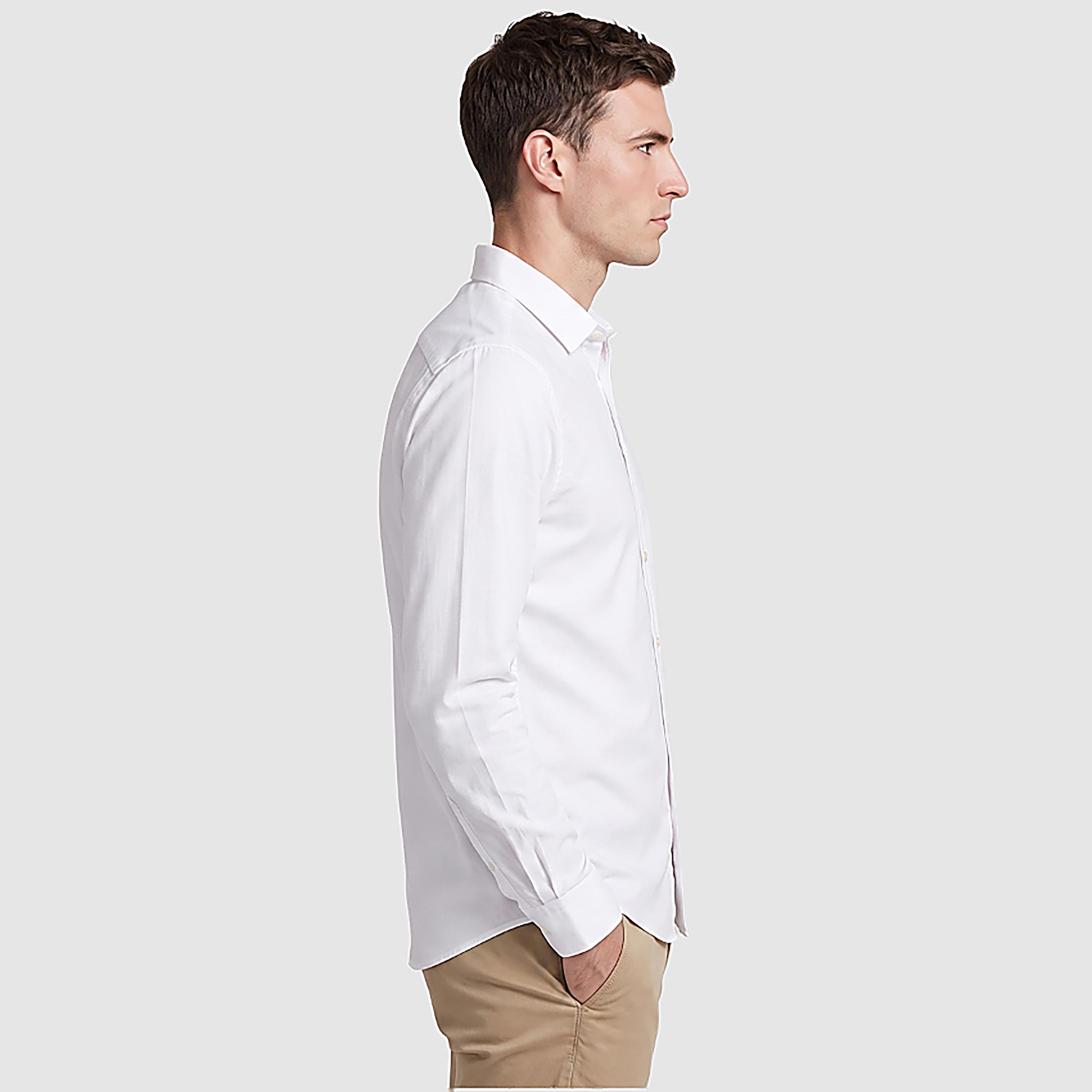 قميص رجالي سادة بقصة ريجولار فيت وياقة سبريد وأكمام طويلة من بن شيرمان-men-clothing-shirts-image-3