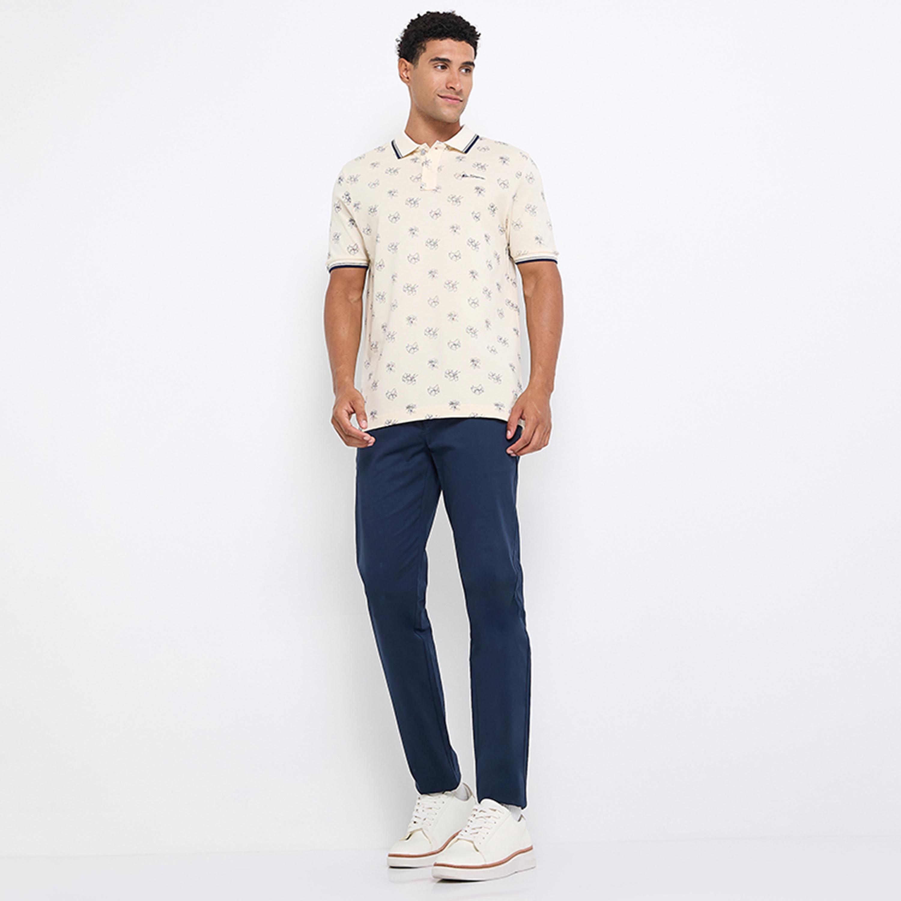 Ben Sherman Plain Mid-Rise Button & Zip Fly Men's Chinos-men-clothing-bottoms-trousersandchinos-chinos-image-2