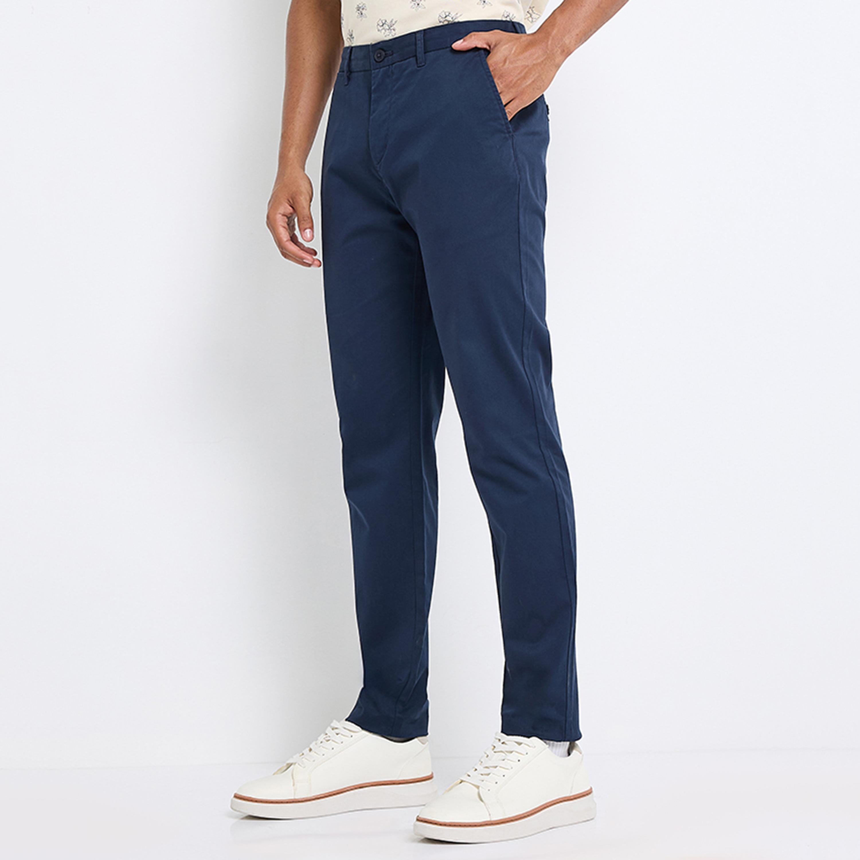 Ben Sherman Plain Mid-Rise Button & Zip Fly Men's Chinos-men-clothing-bottoms-trousersandchinos-chinos-image-5